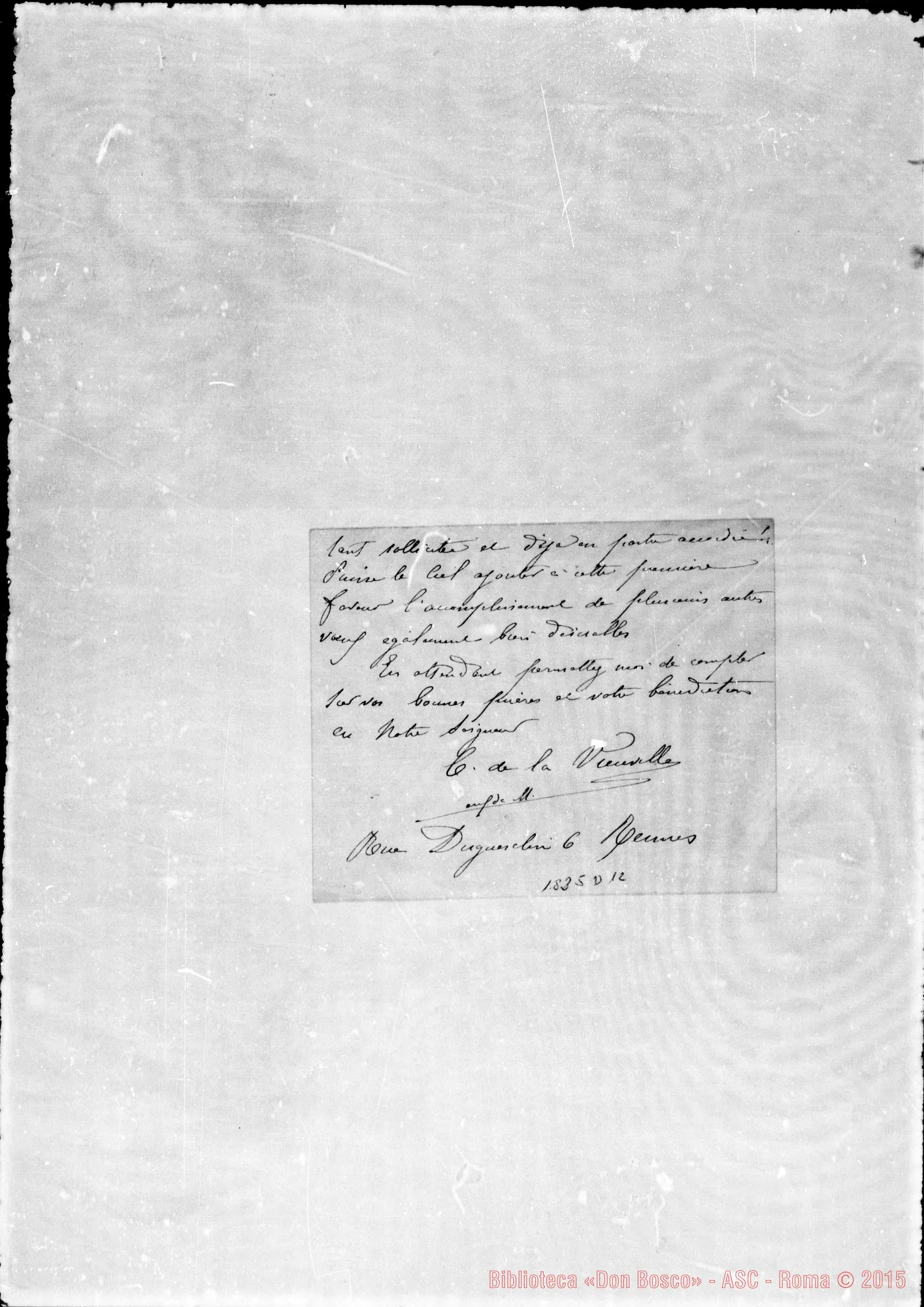 Fotogramma D 12 — Vieuville C. de la