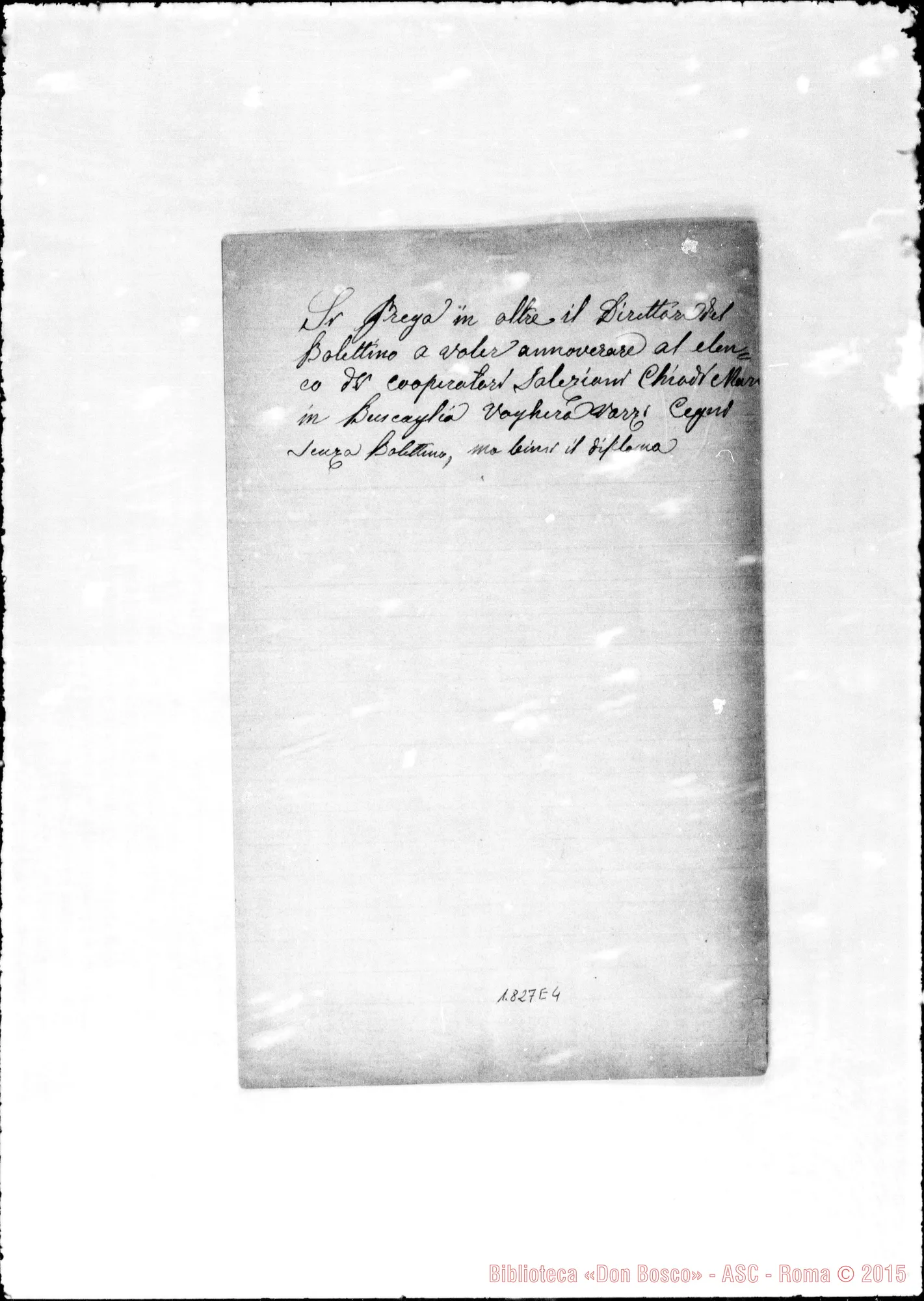 Fotogramma E 4 — Zanocchi Pietro