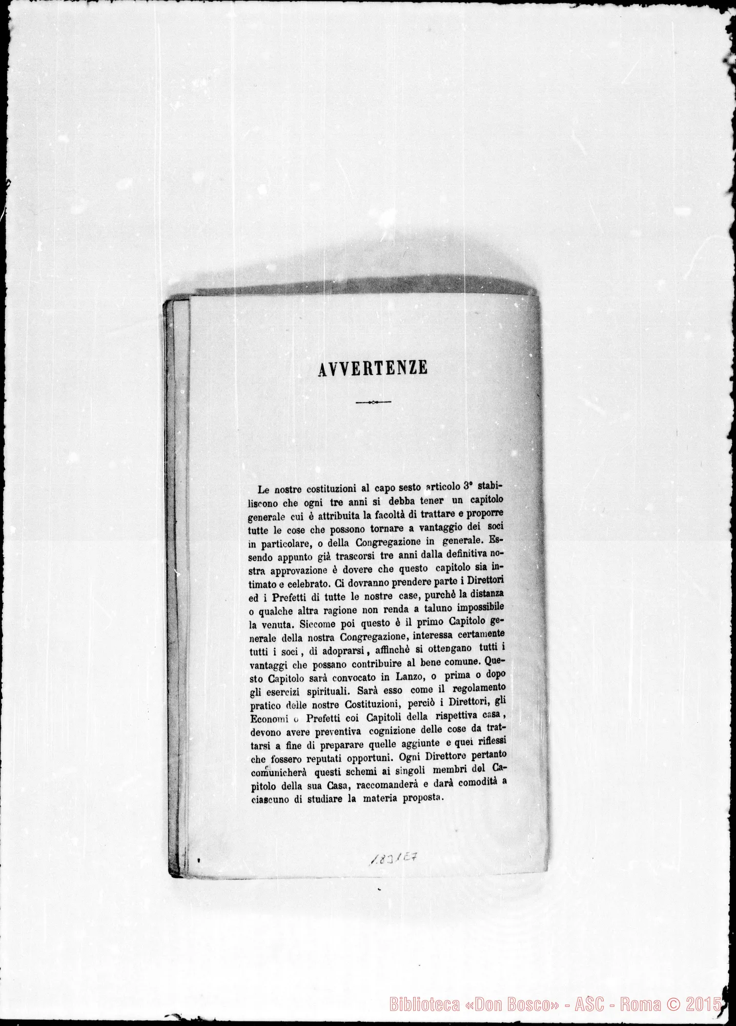 Fotogramma E 7 — Convocatoria-Schema. Stampato
