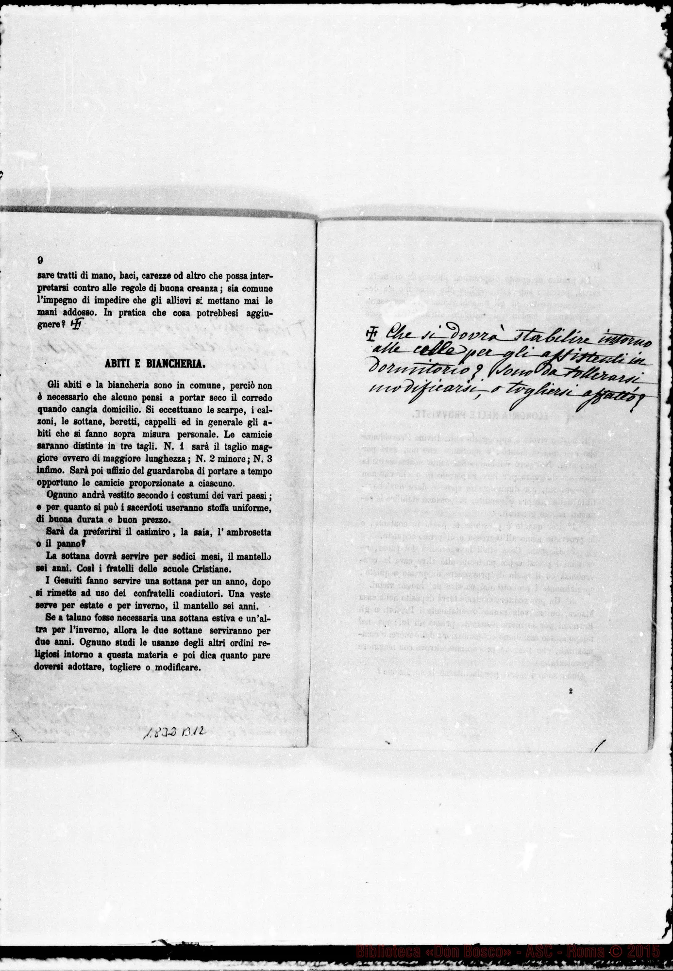 Fotogramma B 12 — Bosco: Proposte stampate E risposte ms. Bosco