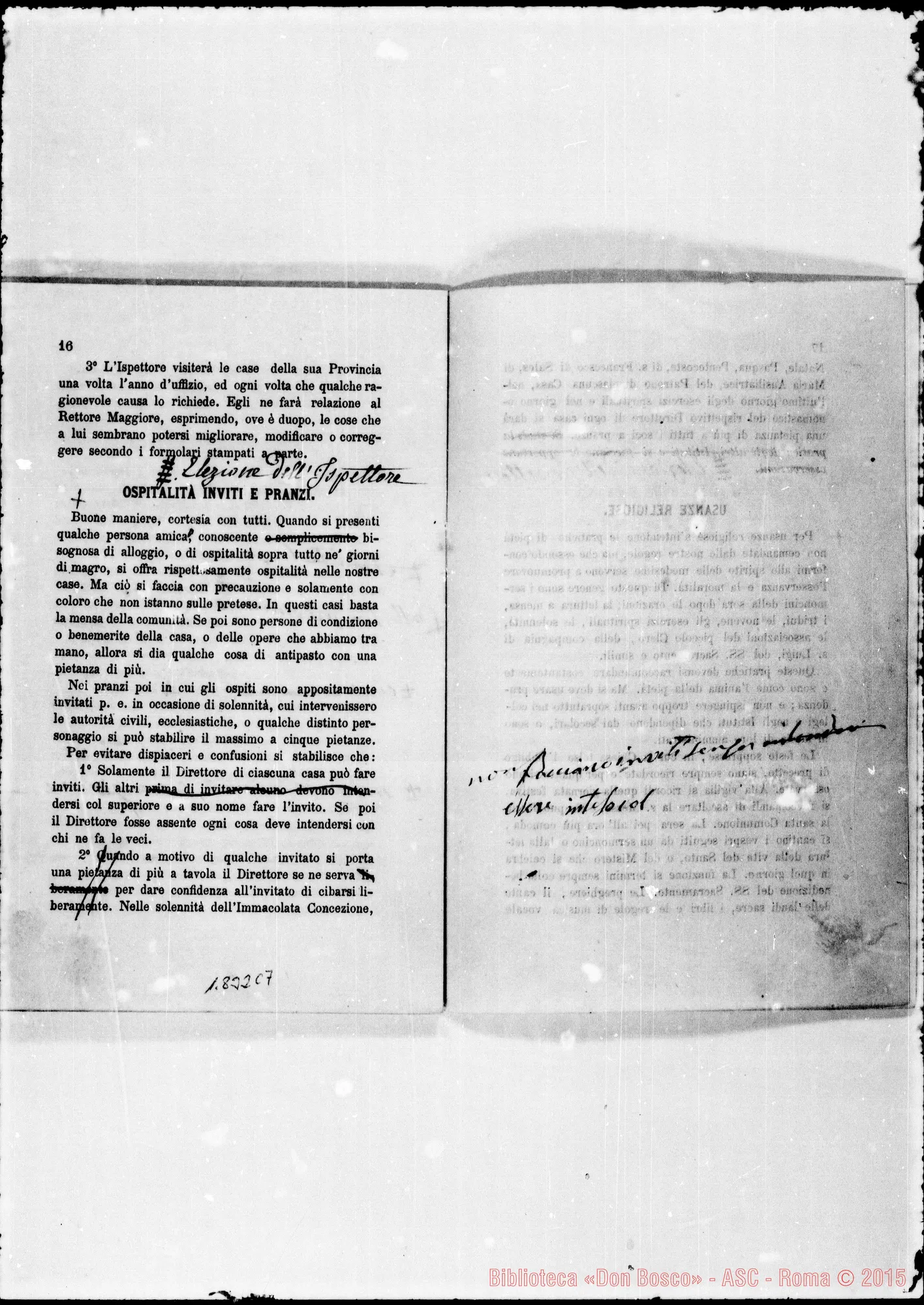 Fotogramma C 7 — Bosco: Proposte stampate E risposte ms. Bosco