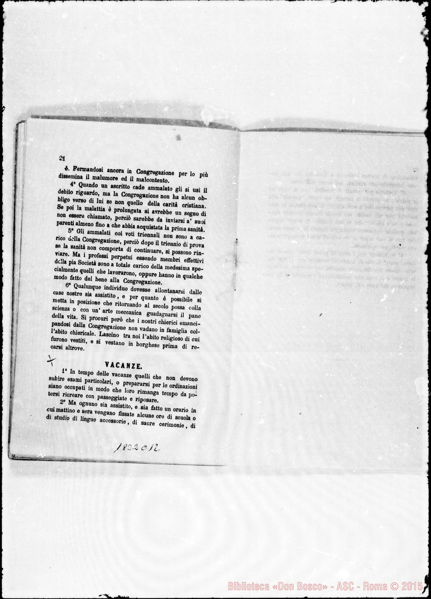 Fotogramma C 12 — Bosco: Proposte stampate E risposte ms. Bosco