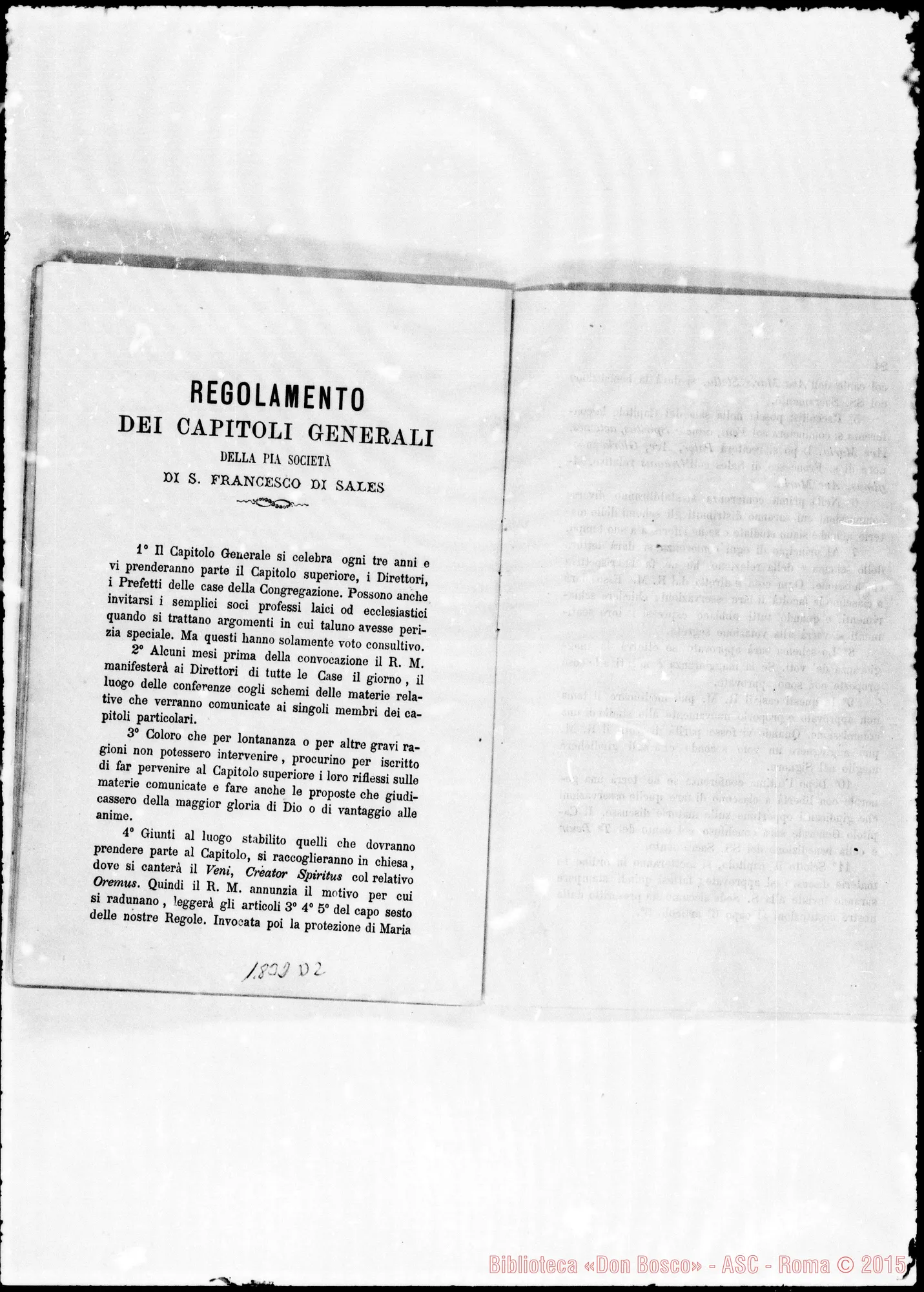 Fotogramma D 2 — Bosco: Proposte stampate E risposte ms. Bosco
