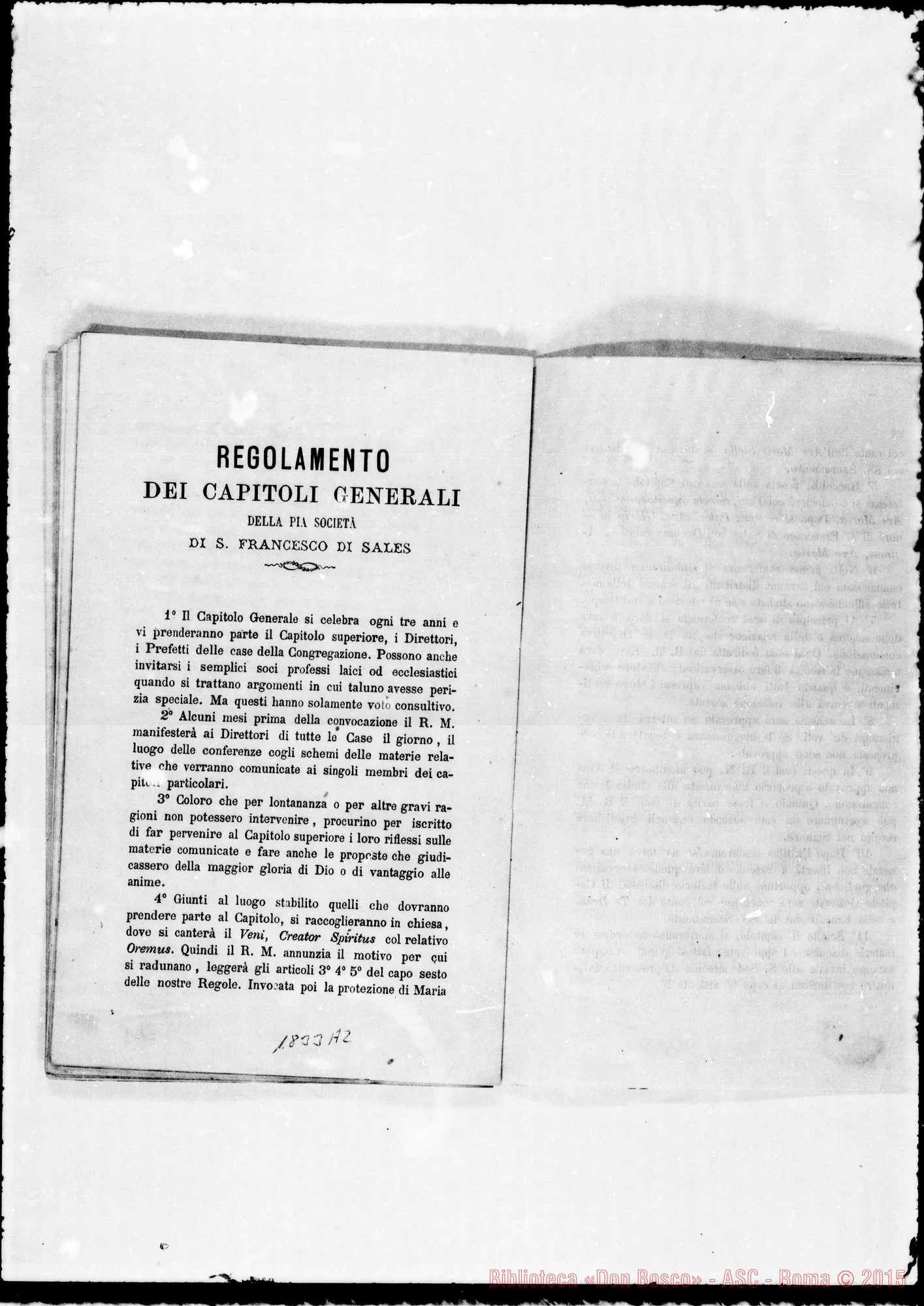 Fotogramma A 2 — Bosco: Proposte stampate E risposte ms. Bosco