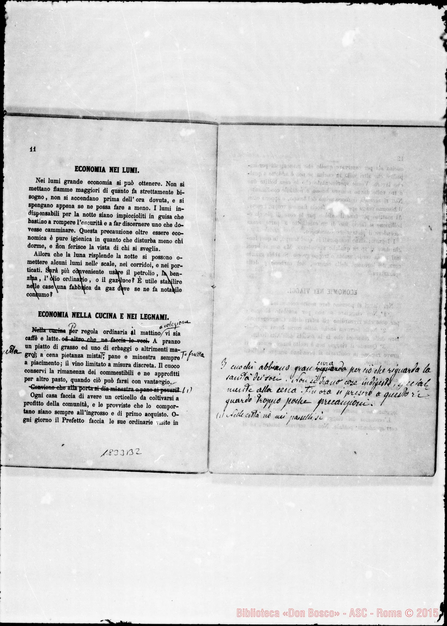 Fotogramma B 2 — Barberis: Proposte stampate E risposte ms.