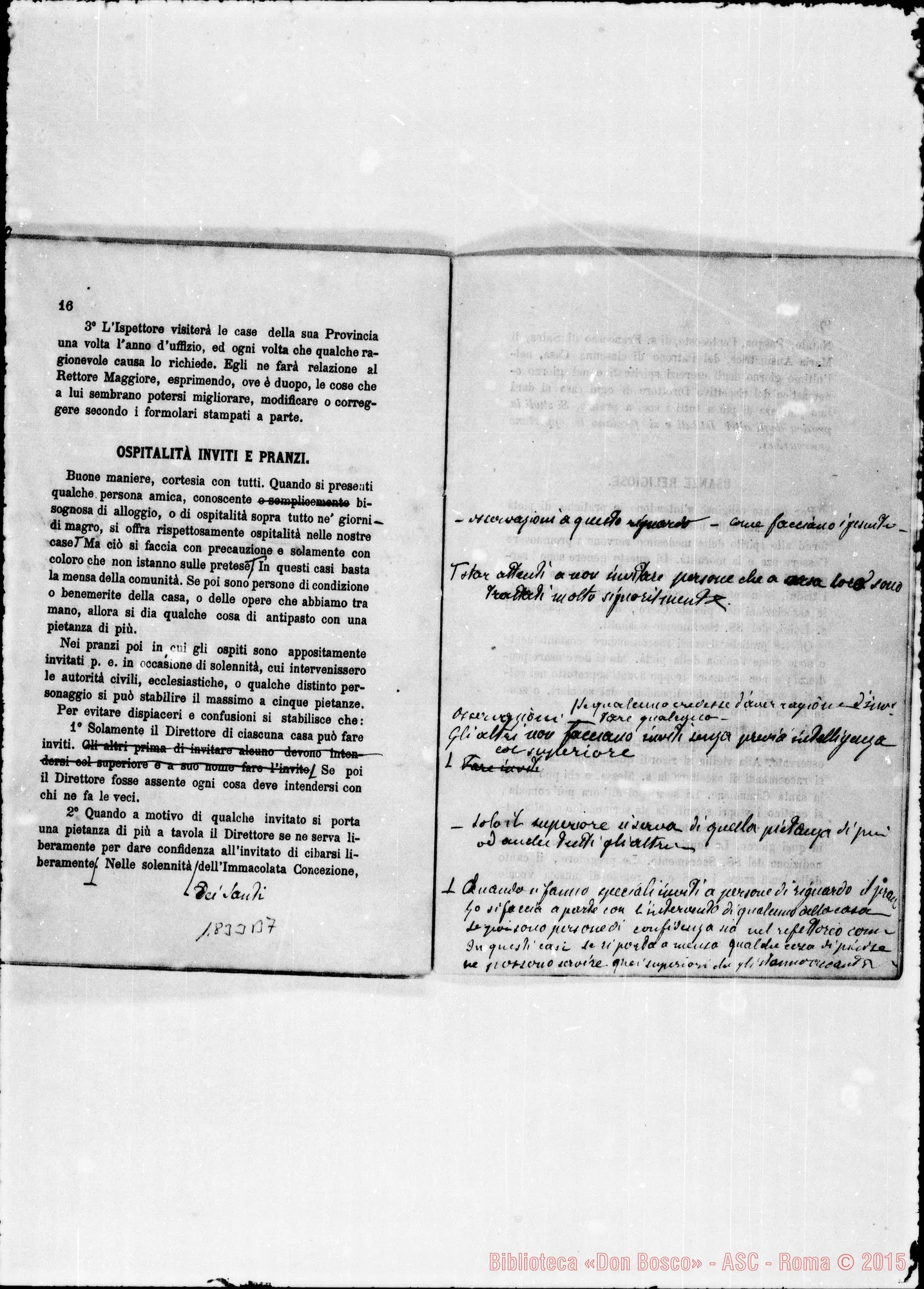Fotogramma B 7 — Barberis: Proposte stampate E risposte ms.