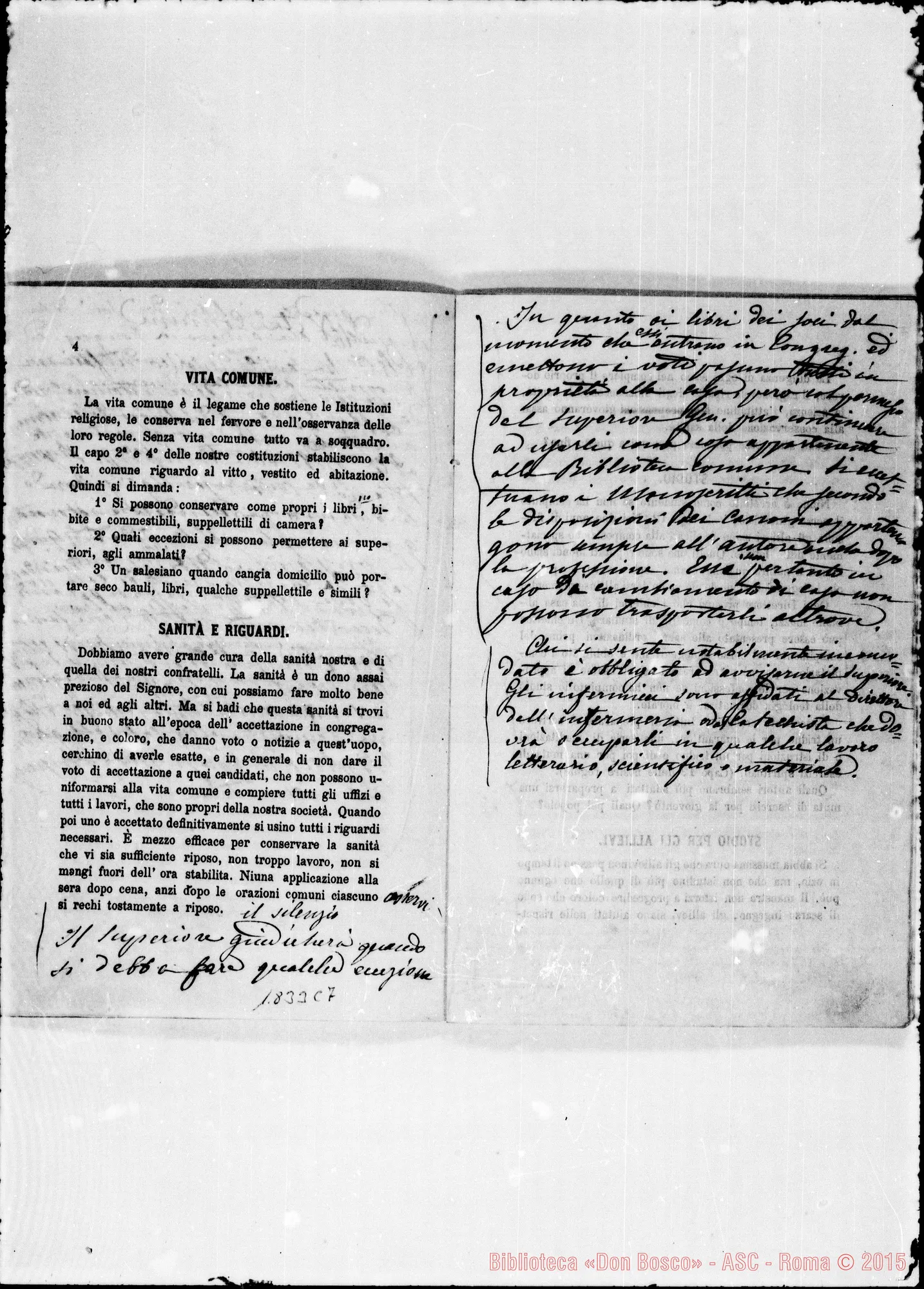 Fotogramma C 7 — Berto: Proposte stampate E risposte ms.