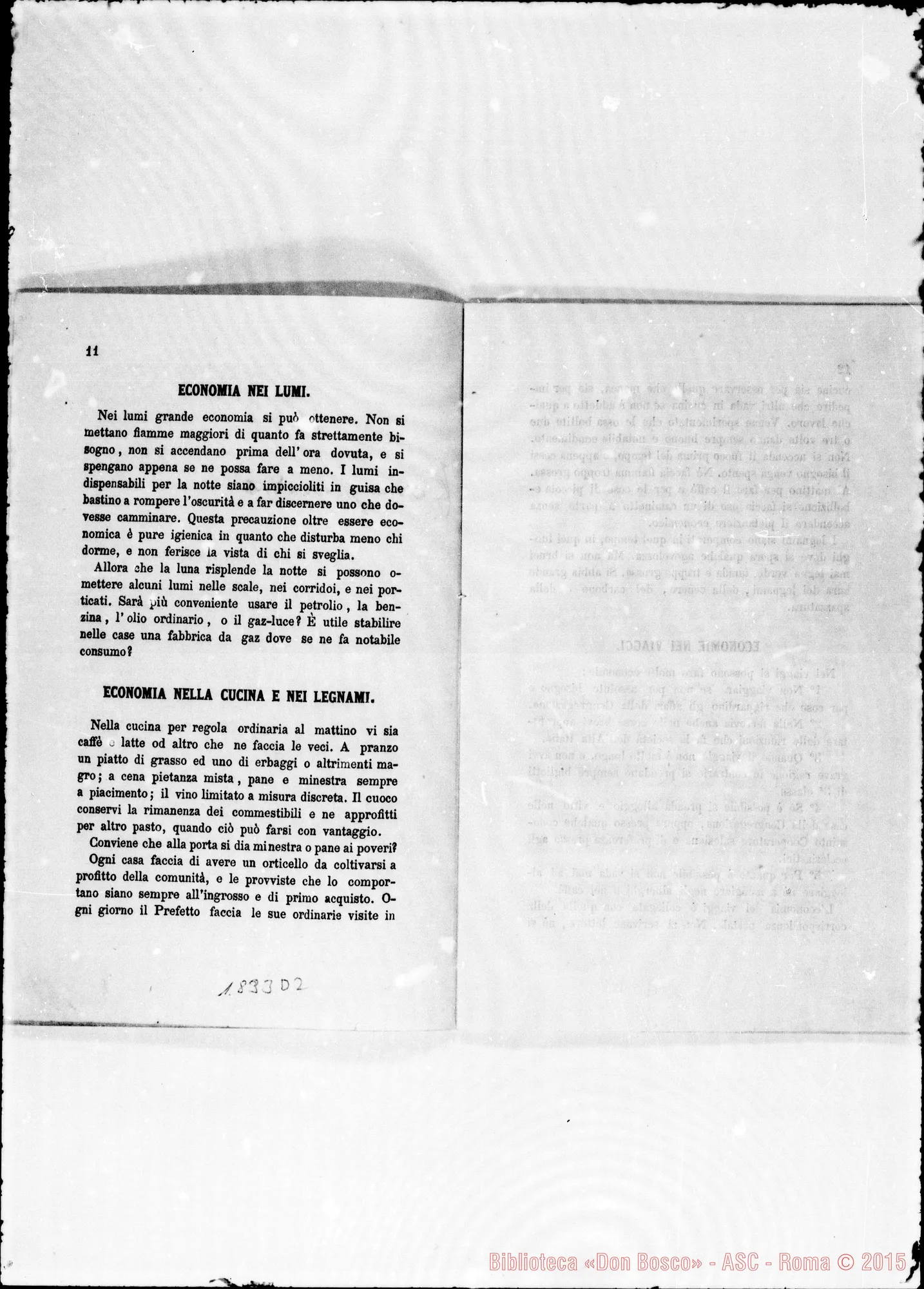Fotogramma D 2 — Berto: Proposte stampate E risposte ms.
