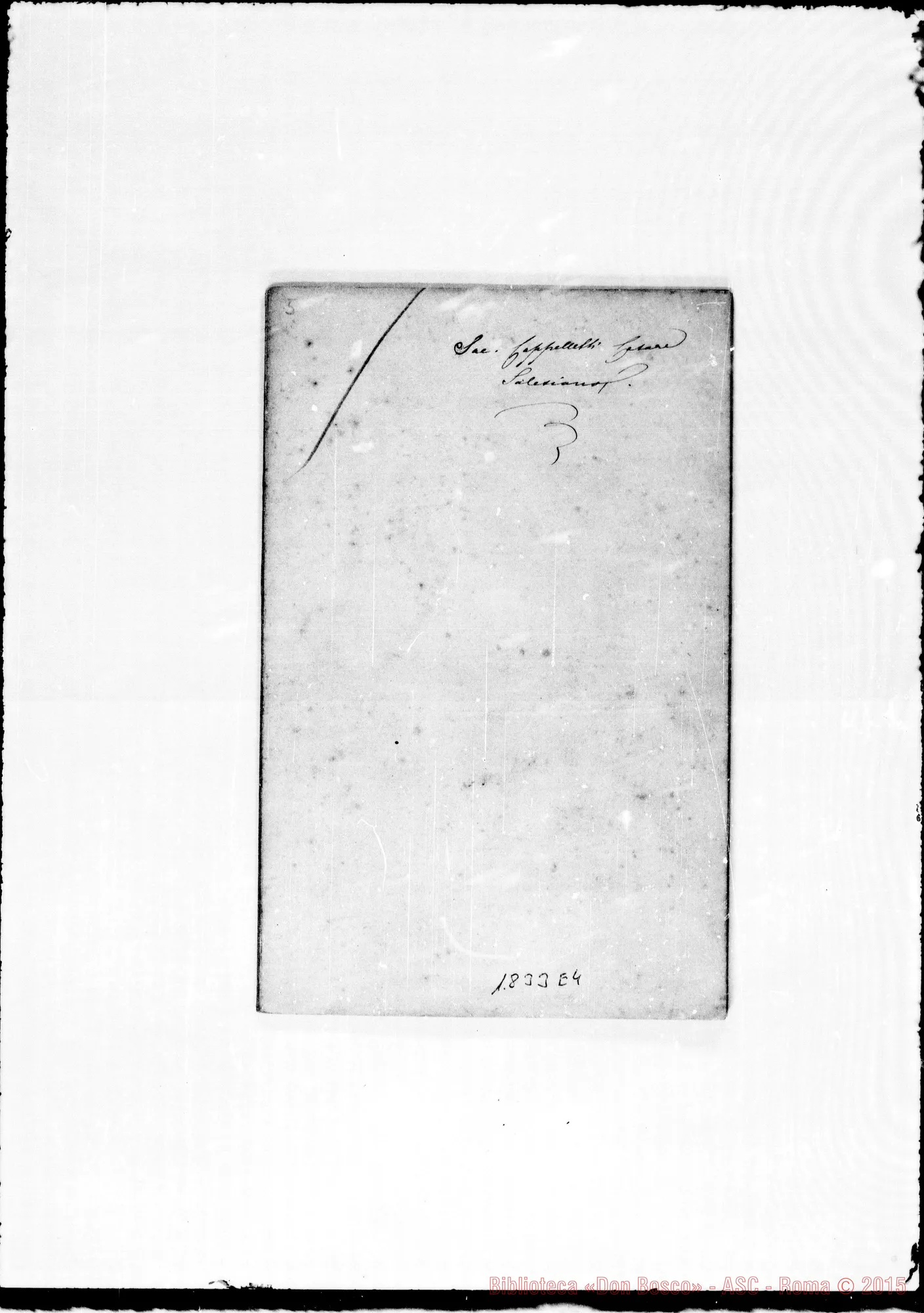 Fotogramma E 4 — Cappelletti: Proposte stampate E risposte ms.