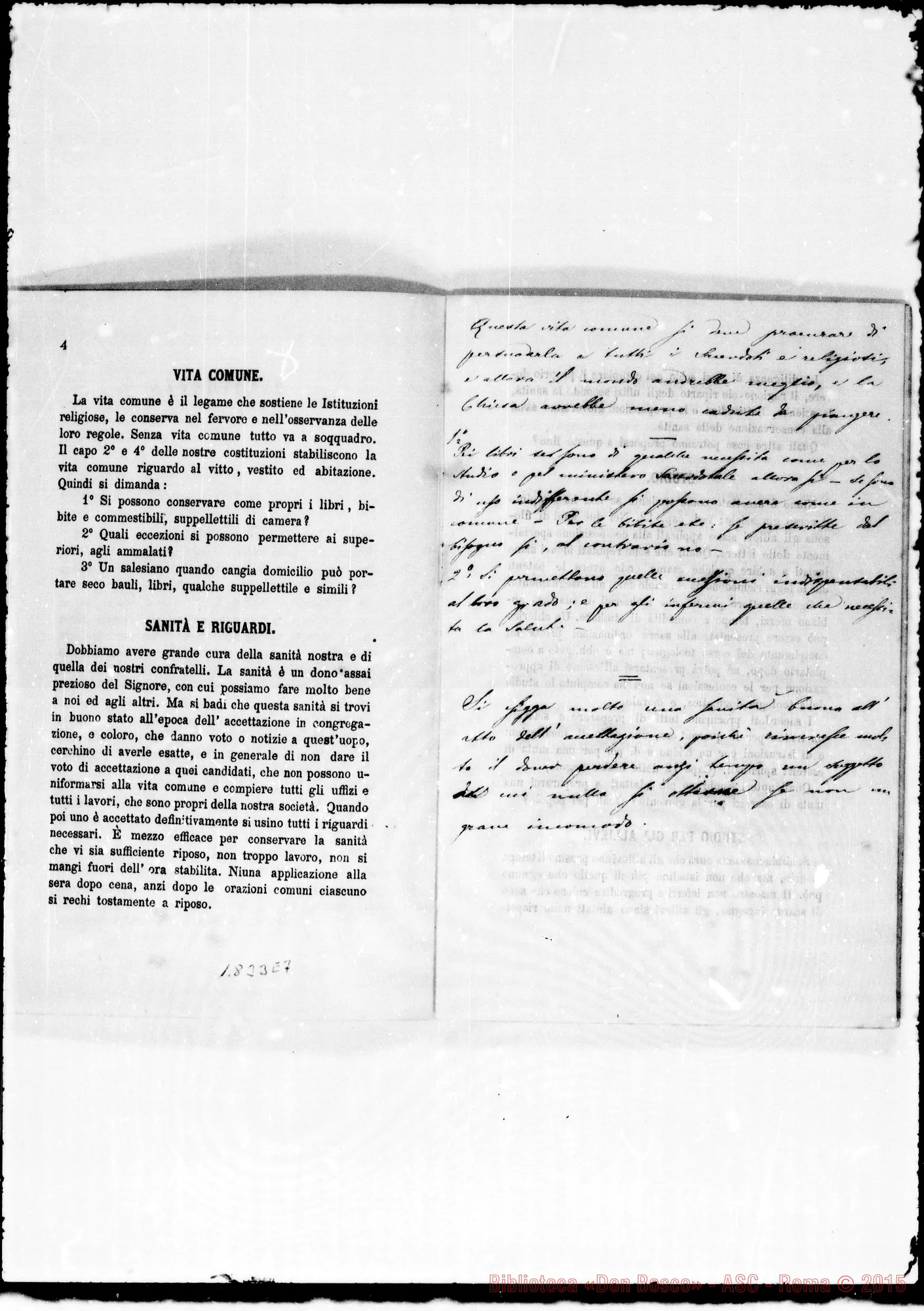 Fotogramma E 7 — Cappelletti: Proposte stampate E risposte ms.