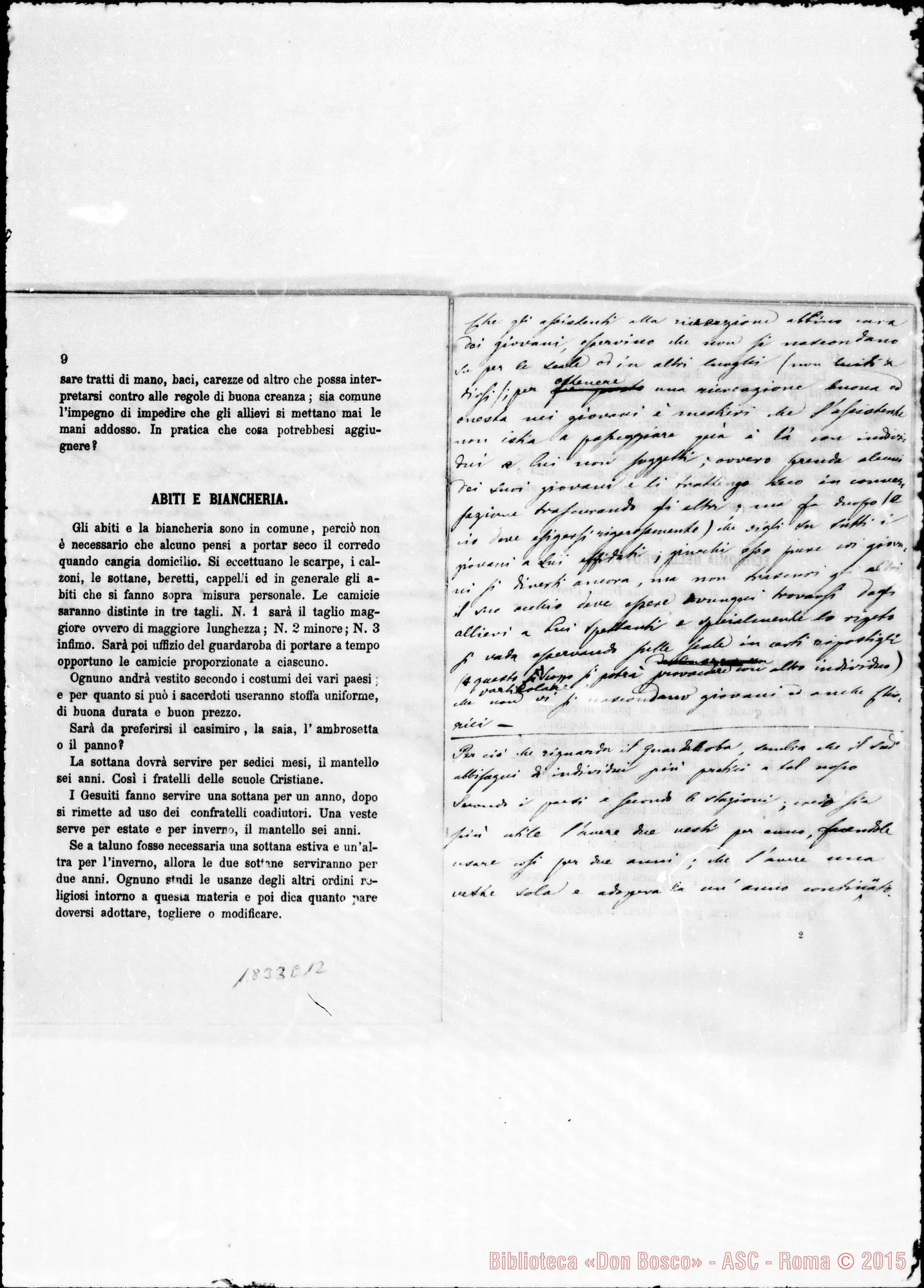 Fotogramma E 12 — Cappelletti: Proposte stampate E risposte ms.