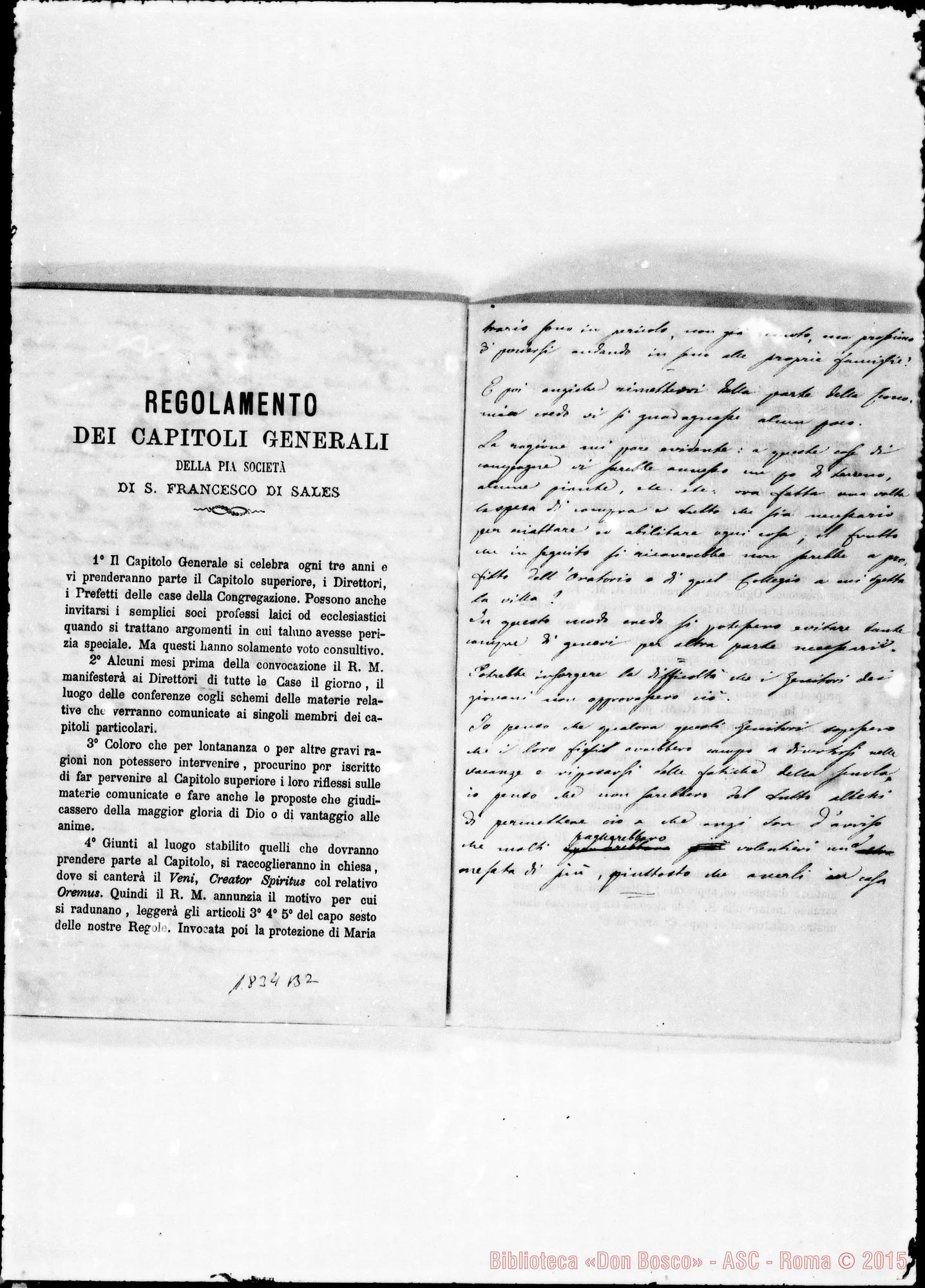 Fotogramma B 2 — Cappelletti: Proposte stampate E risposte ms.