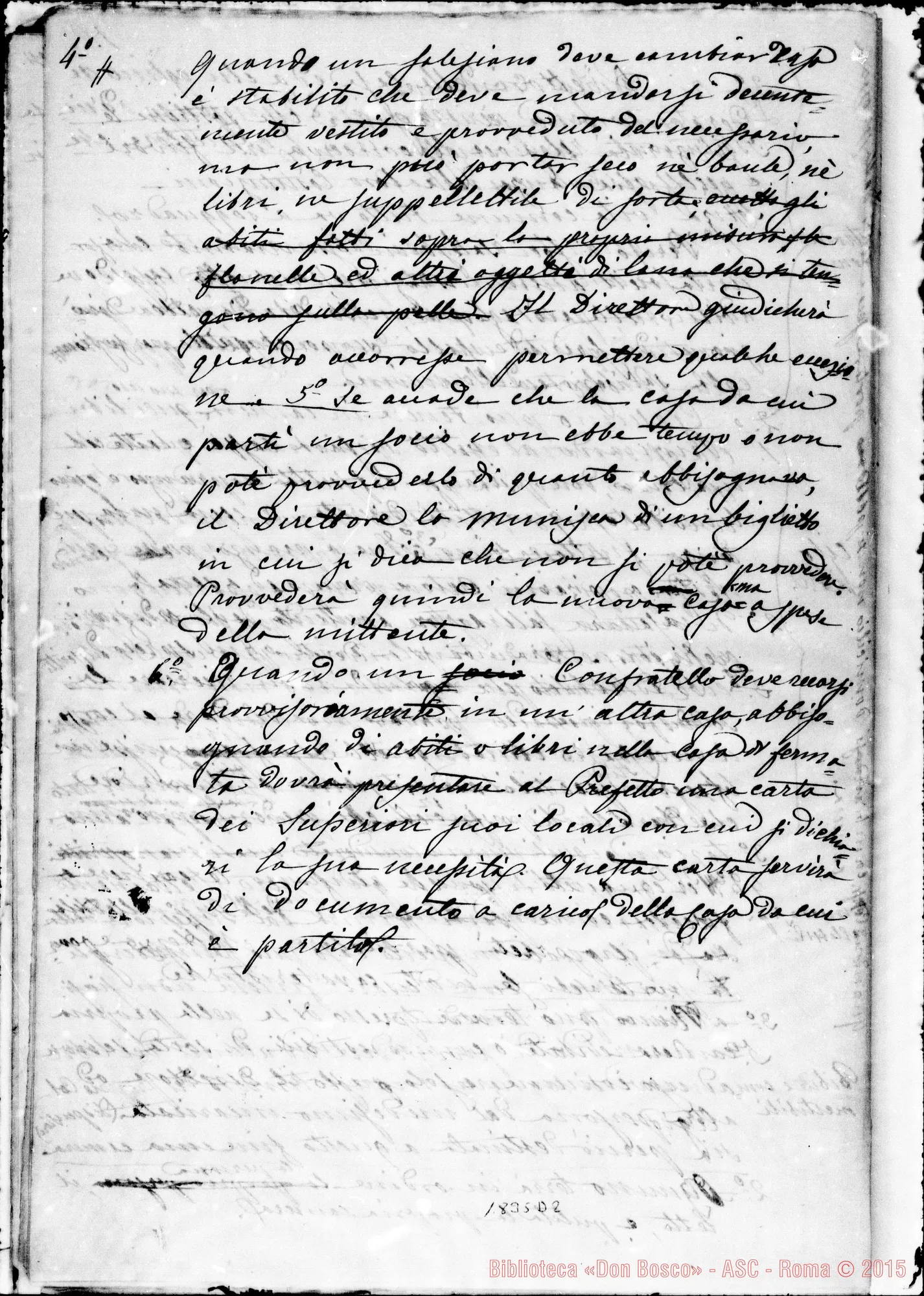 Fotogramma D 2 — Deliberazioni del I Capitolo. Ms. Berto