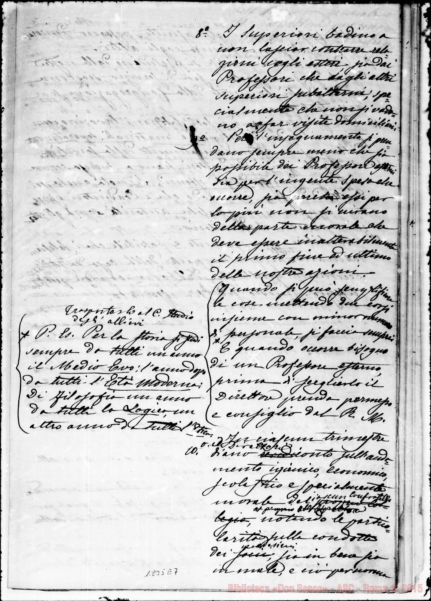Fotogramma E 7 — Deliberazioni del I Capitolo. Ms. Berto