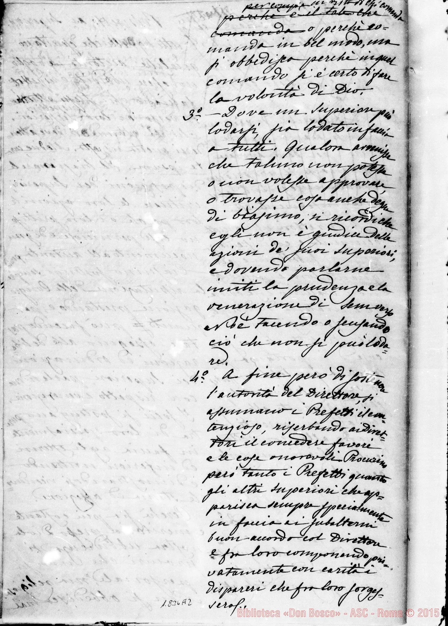 Fotogramma A 2 — Deliberazioni del I Capitolo. Ms. Berto