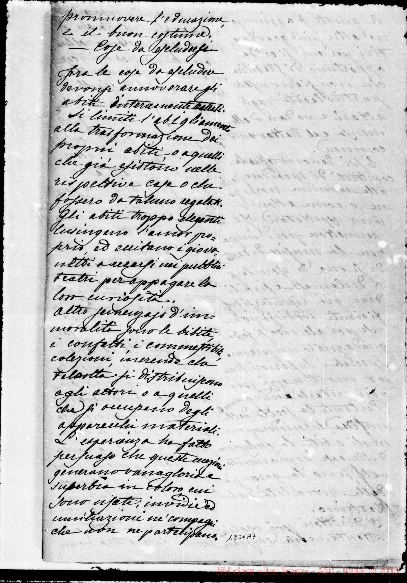Fotogramma A 7 — Deliberazioni del I Capitolo. Ms. Berto
