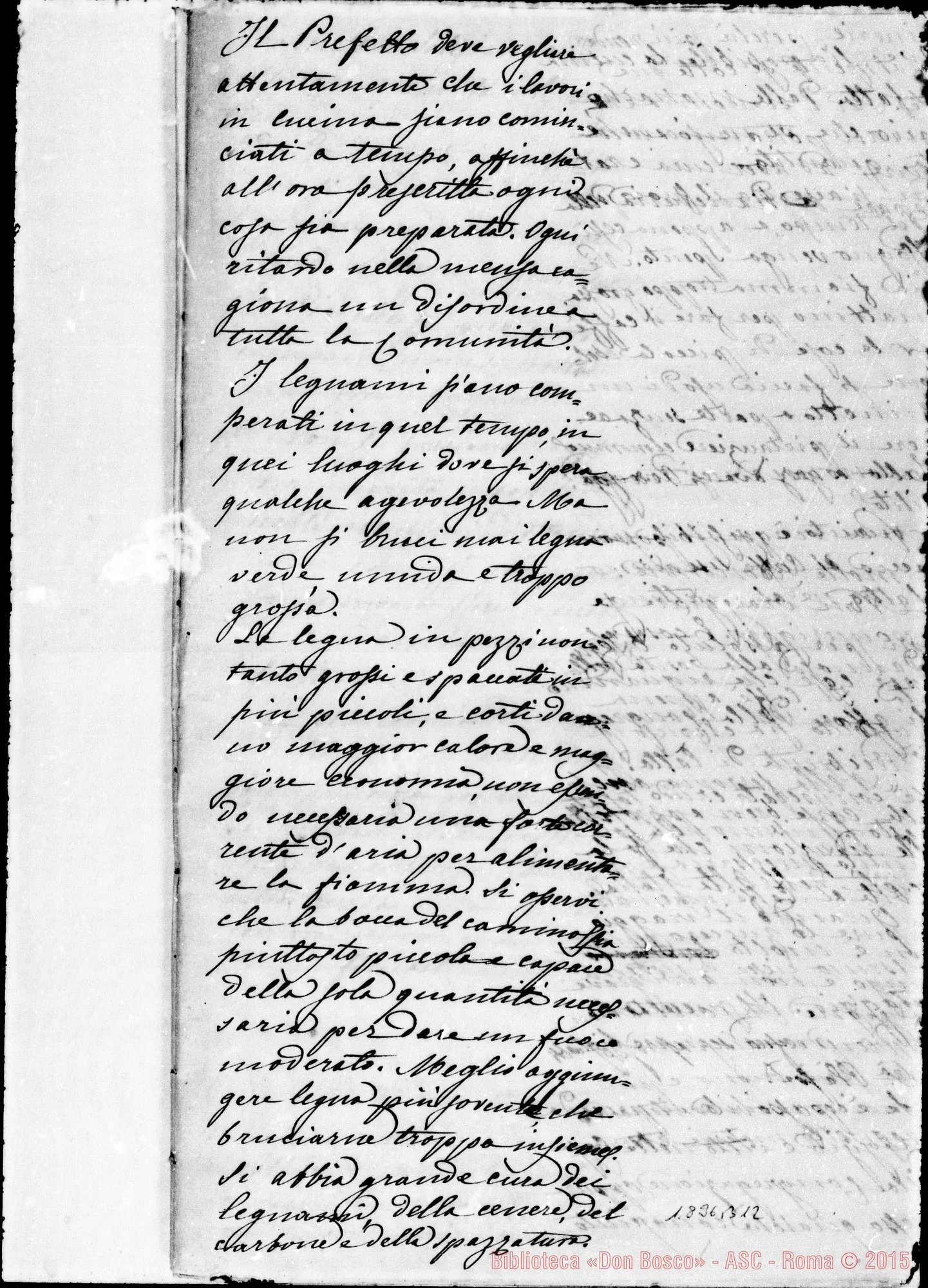 Fotogramma B 12 — Deliberazioni del I Capitolo. Ms. Berto