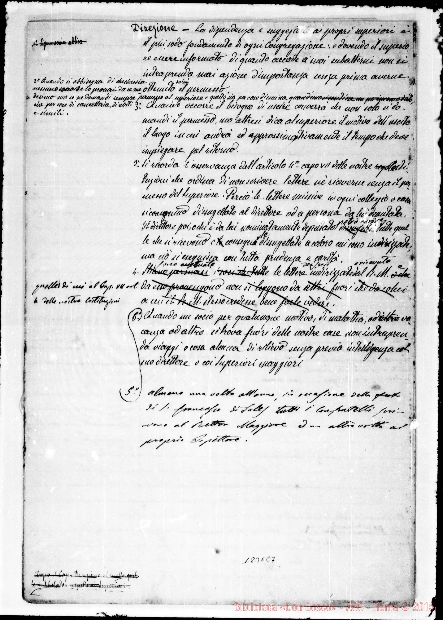 Fotogramma E 7 — Deliberazioni: Storia, atti E canoni del Cap. Gen. Manoscritti