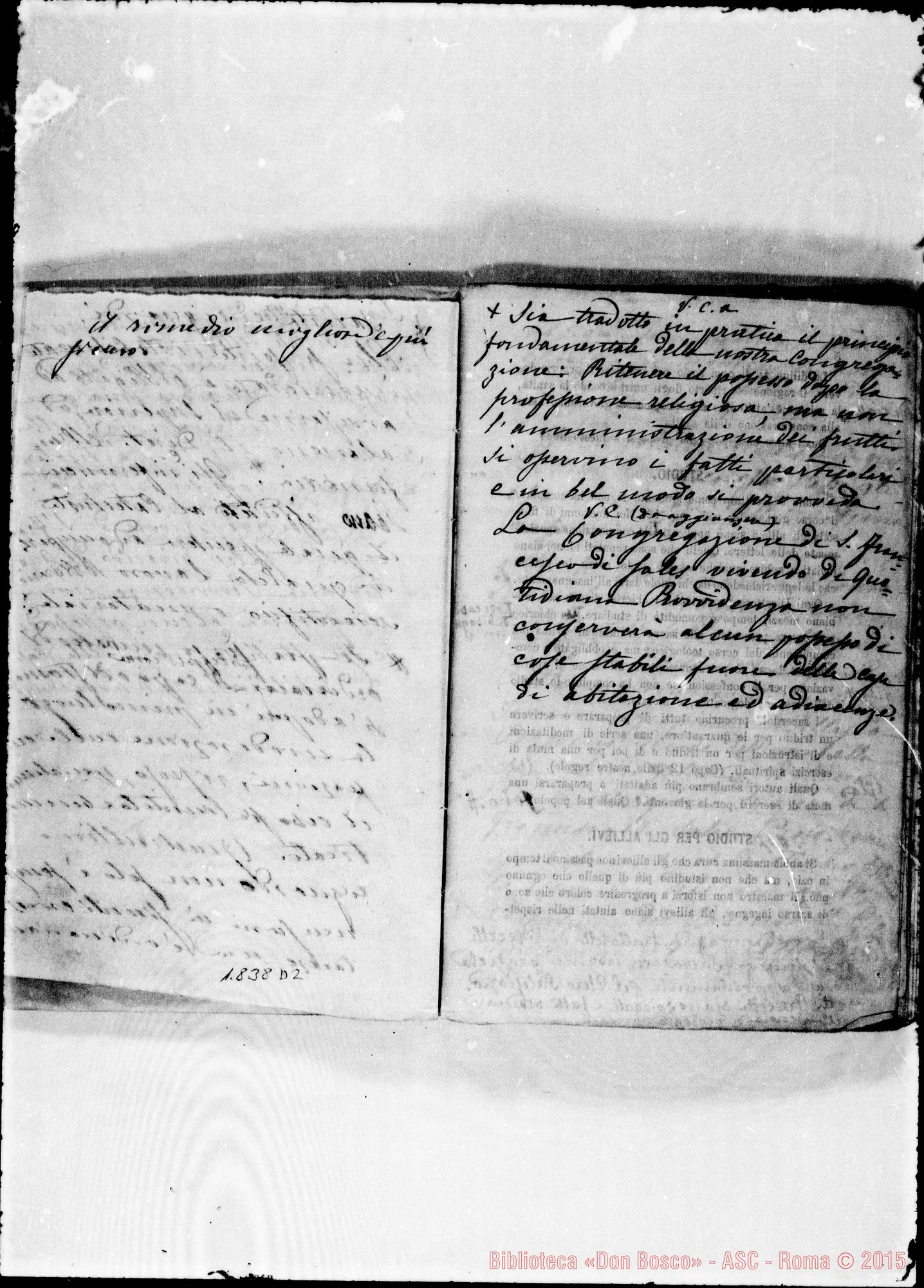Fotogramma D 2 — Deliberazioni prese E annotate da D. Berto
