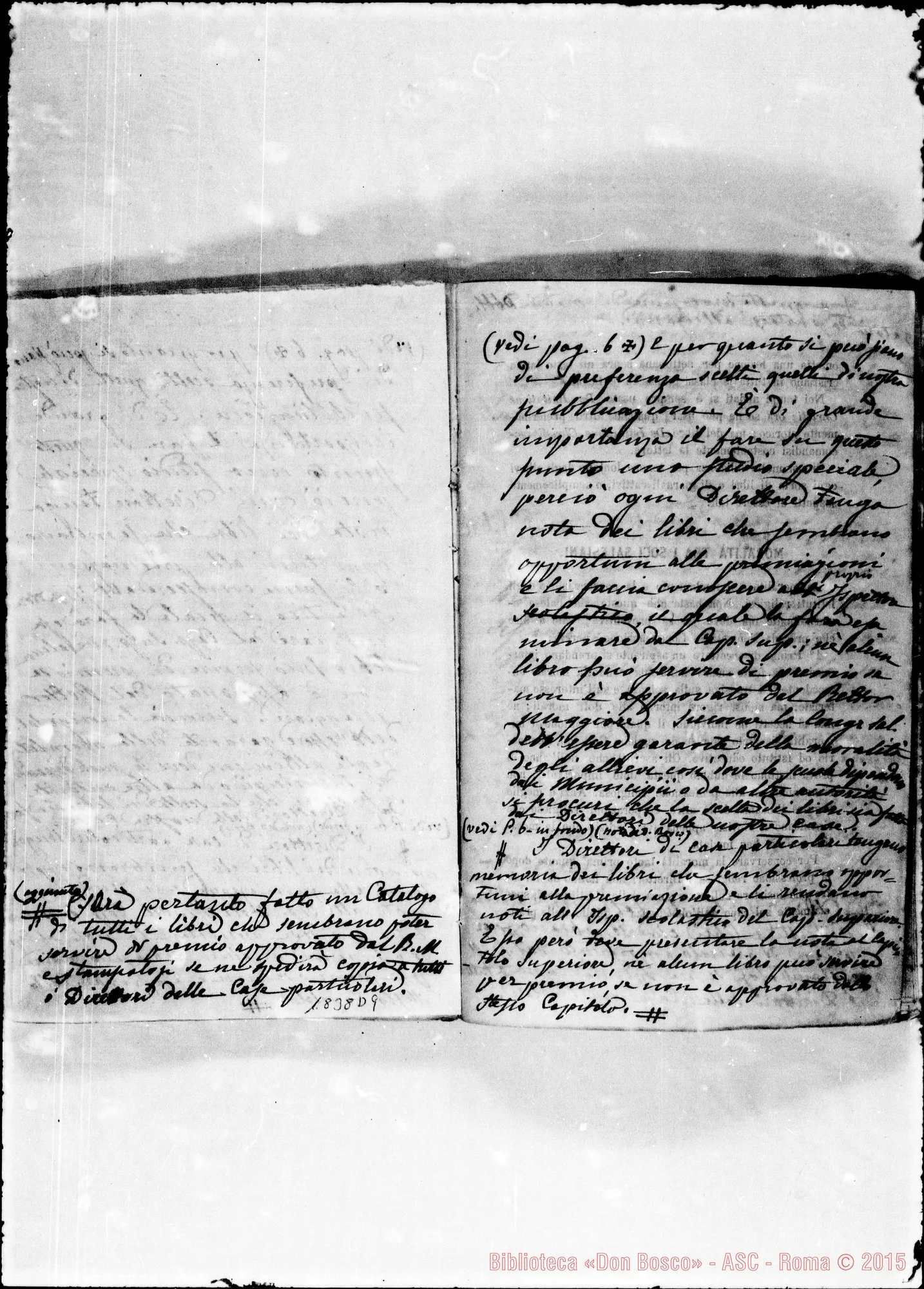 Fotogramma D 9 — Deliberazioni prese E annotate da D. Berto
