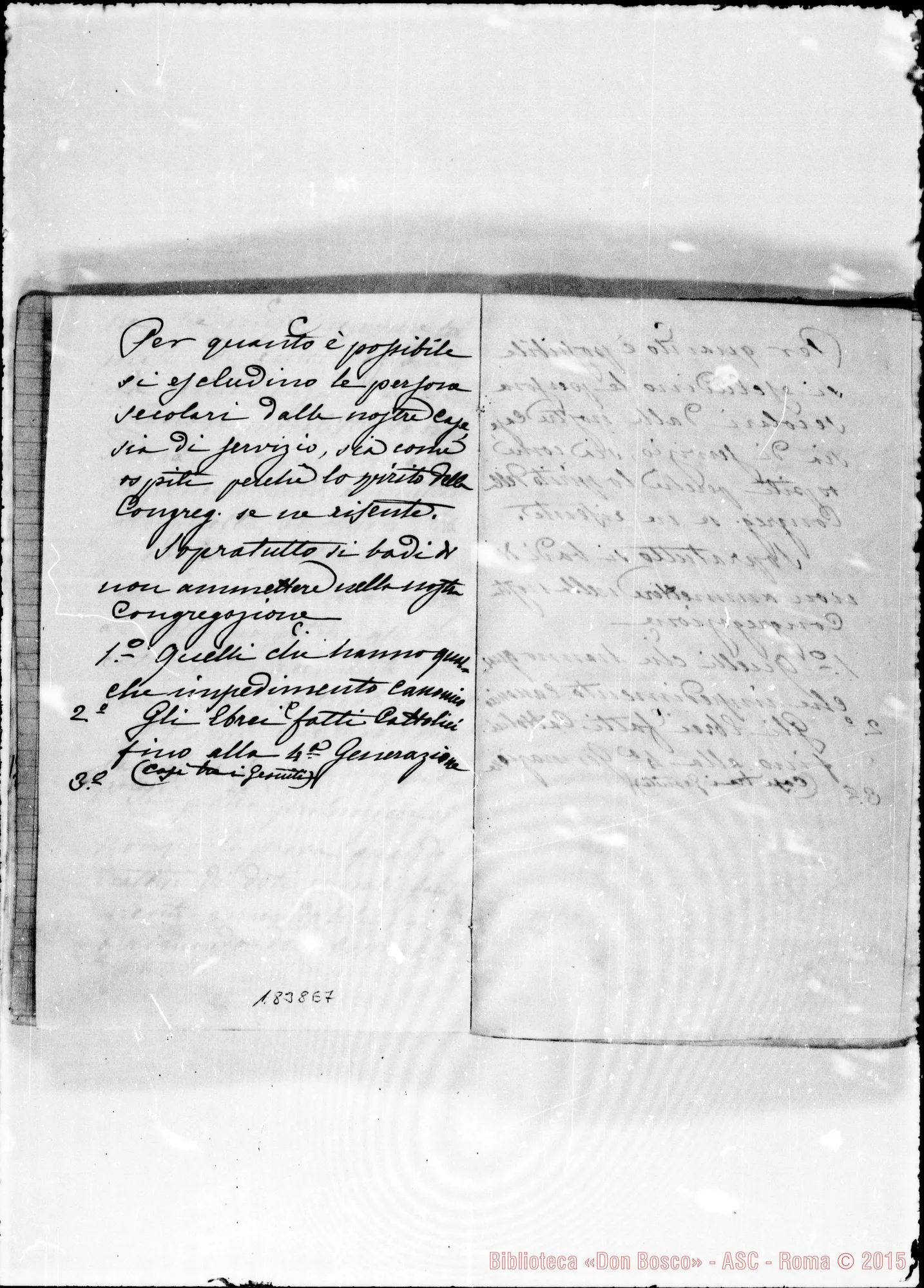 Fotogramma E 7 — Deliberazioni prese E annotate da D. Berto