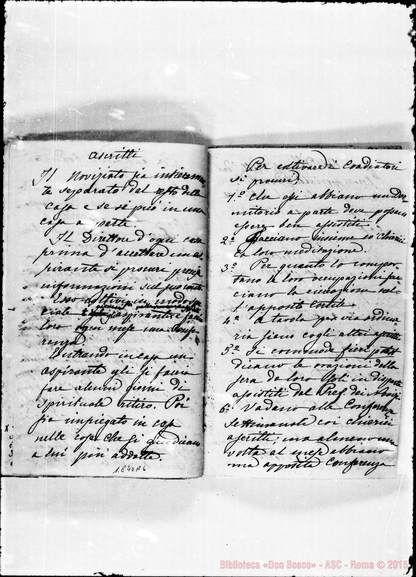 Fotogramma A 6 — Deliberazioni prese E annotate da D. Berto