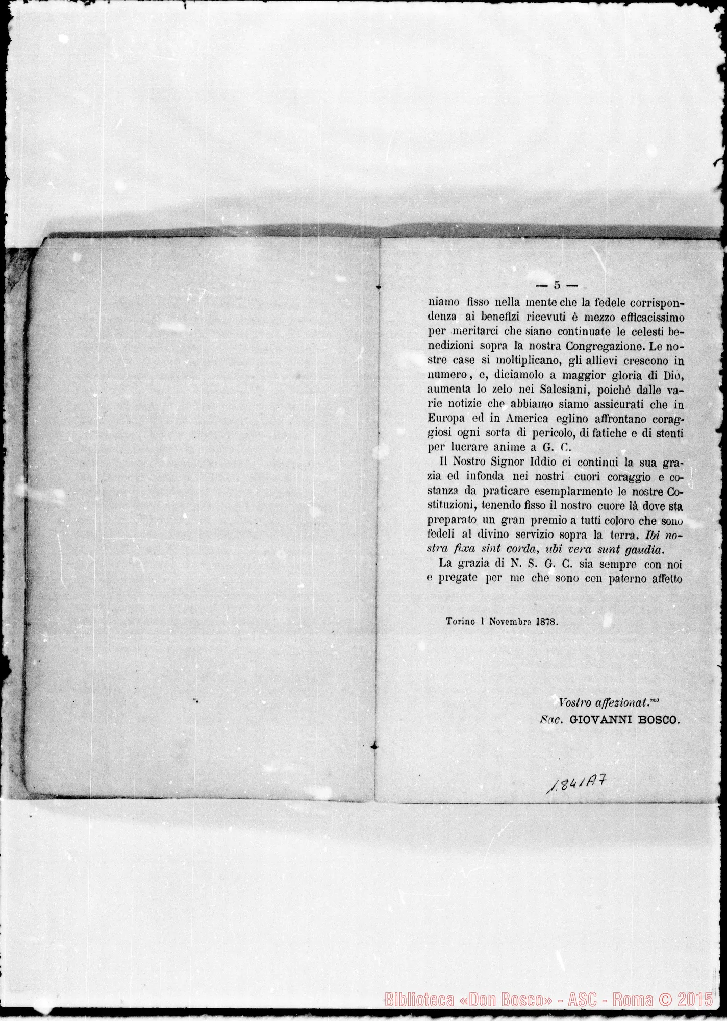 Fotogramma A 7 — Deliberazioni stampate con note ms. di D. Berto