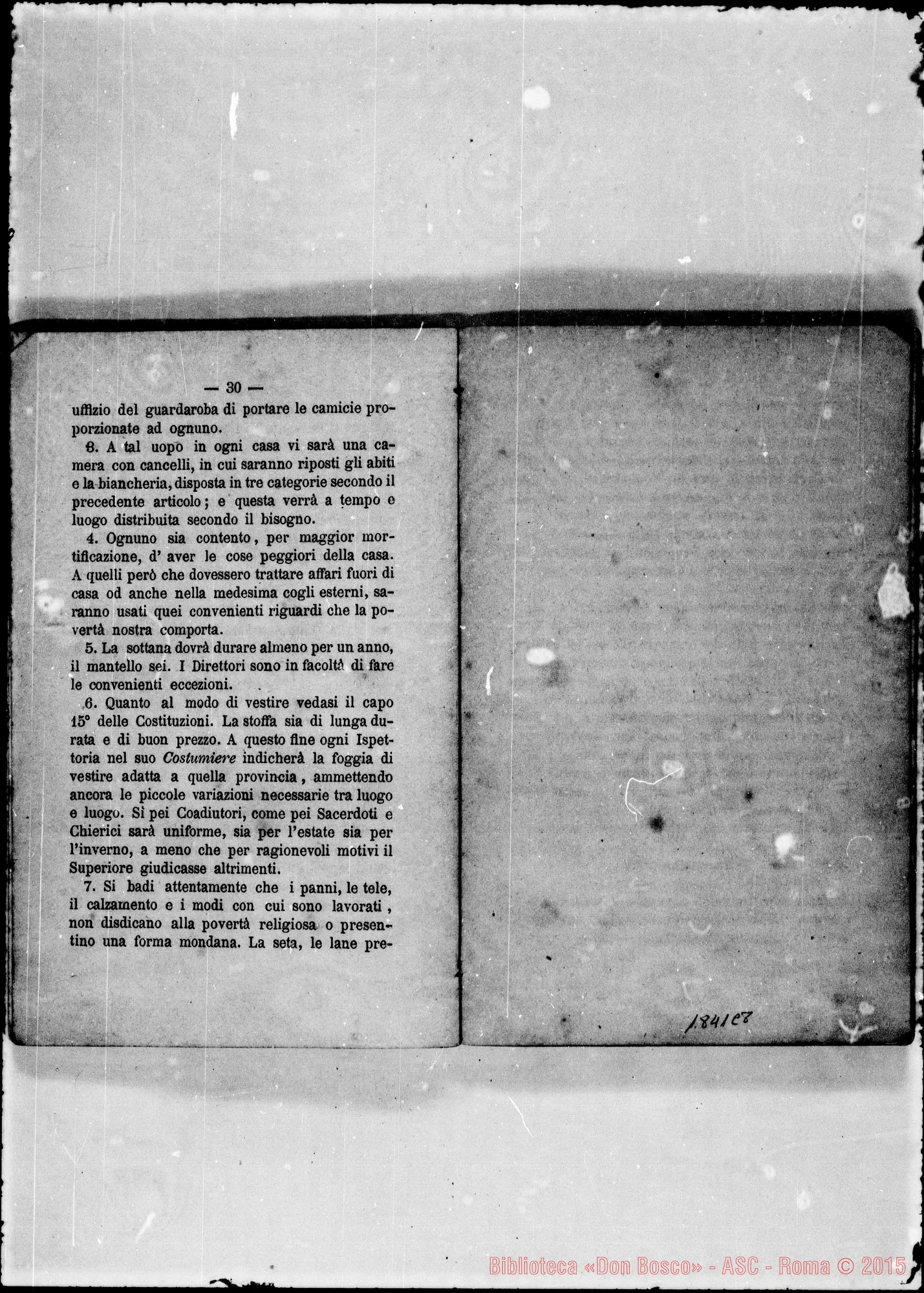 Fotogramma C 8 — Deliberazioni stampate con note ms. di D. Berto
