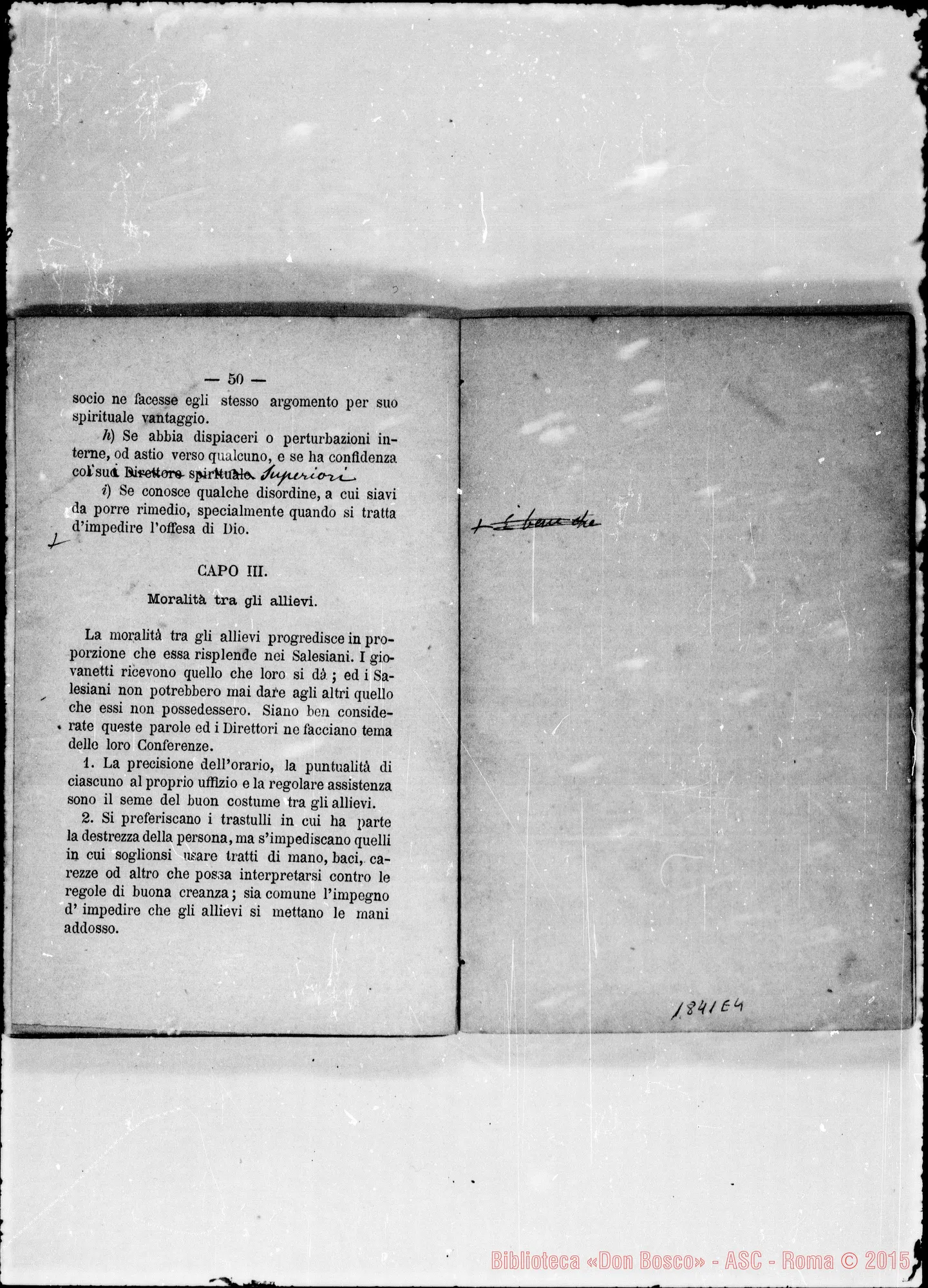 Fotogramma E 4 — Deliberazioni stampate con note ms. di D. Berto