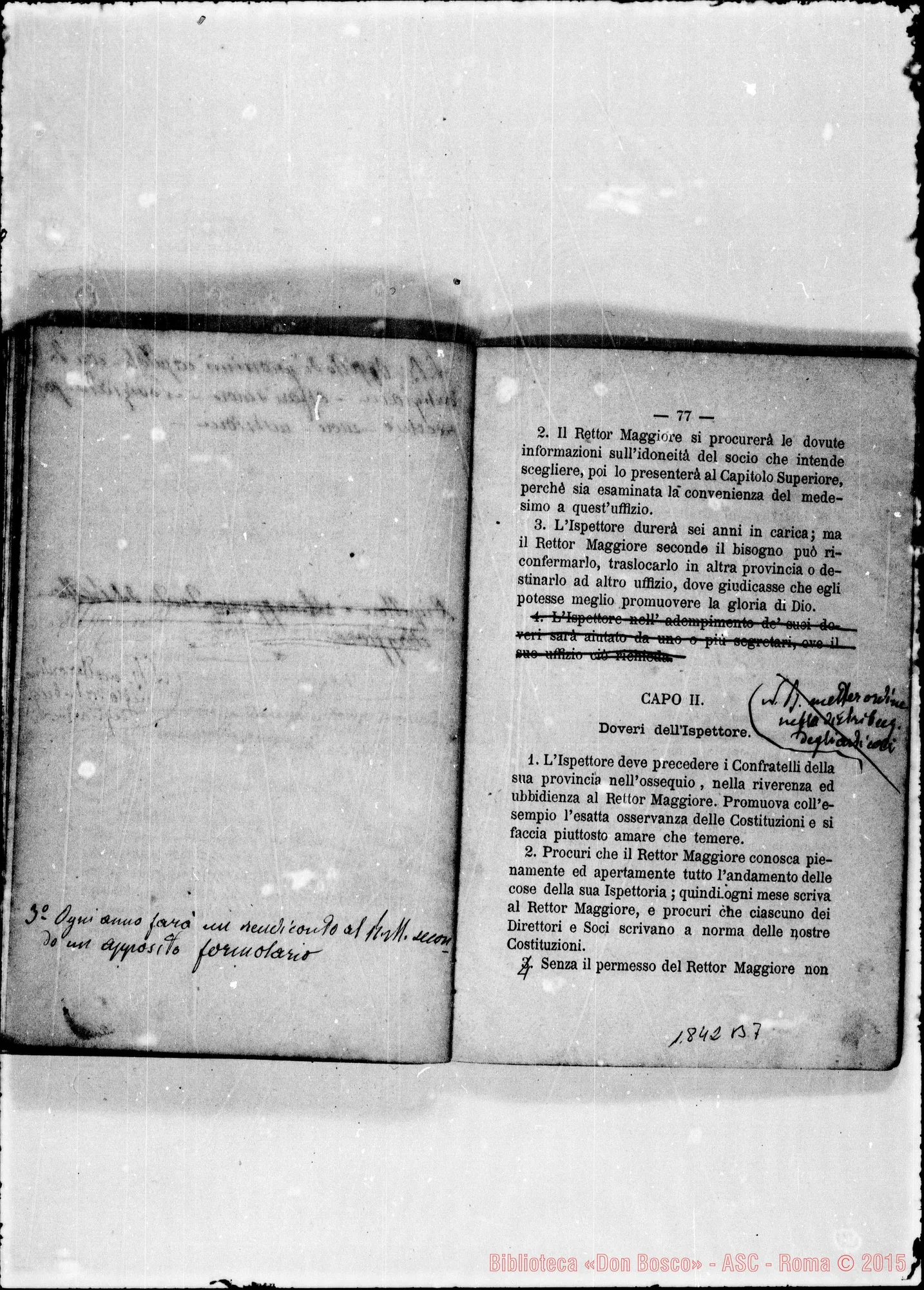 Fotogramma B 7 — Deliberazioni stampate con note ms. di D. Berto