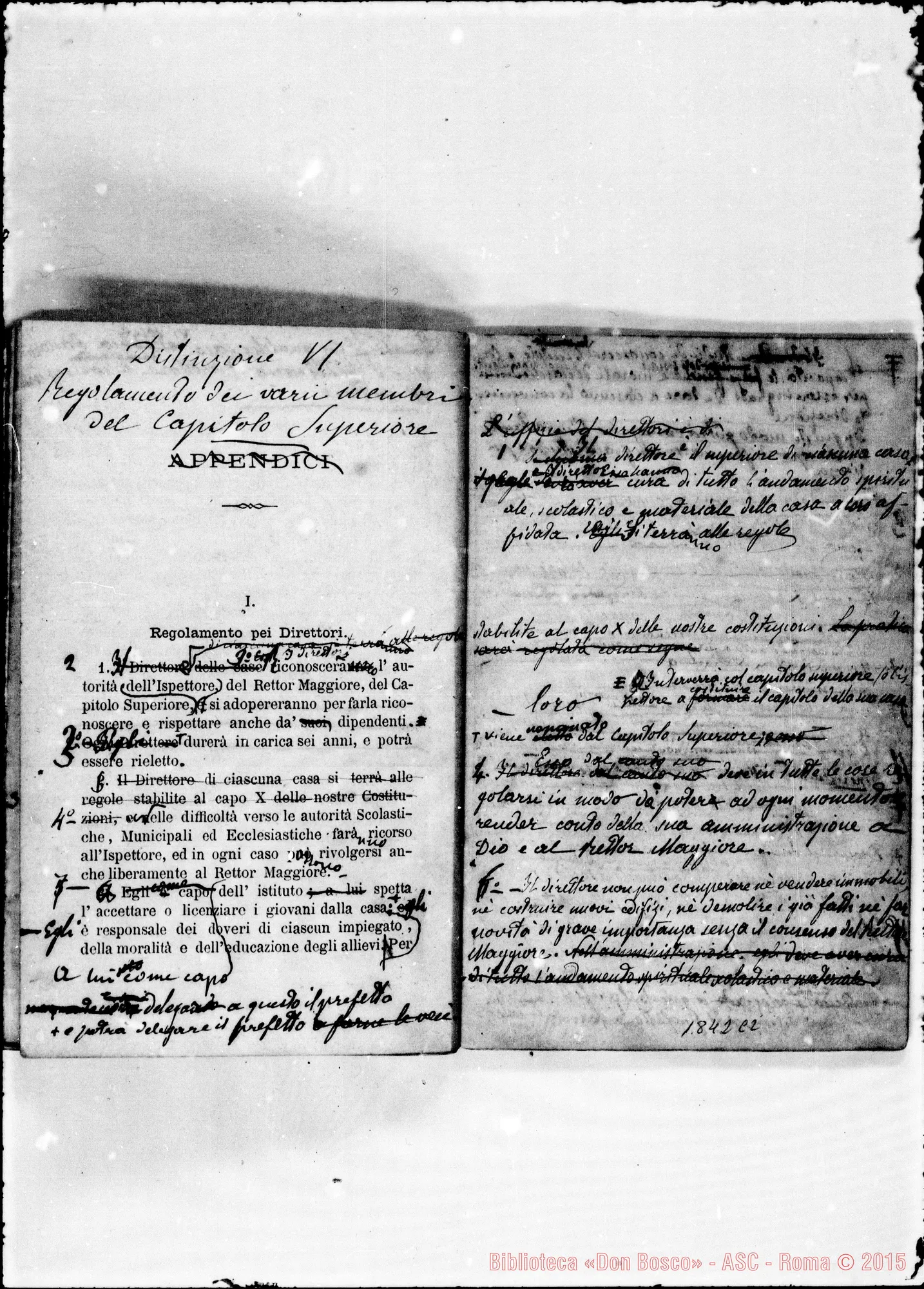 Fotogramma C 2 — Deliberazioni stampate con note ms. di D. Berto