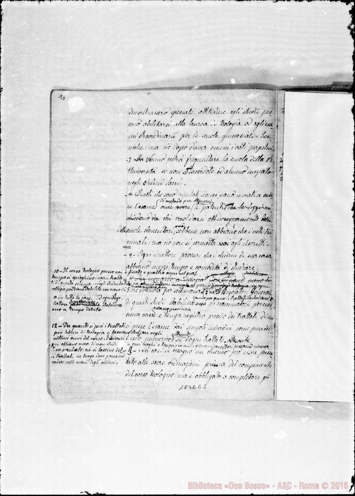 Fotogramma E 2 — Verbali delle conferenze. Tre quaderni ms. di D. Barberis