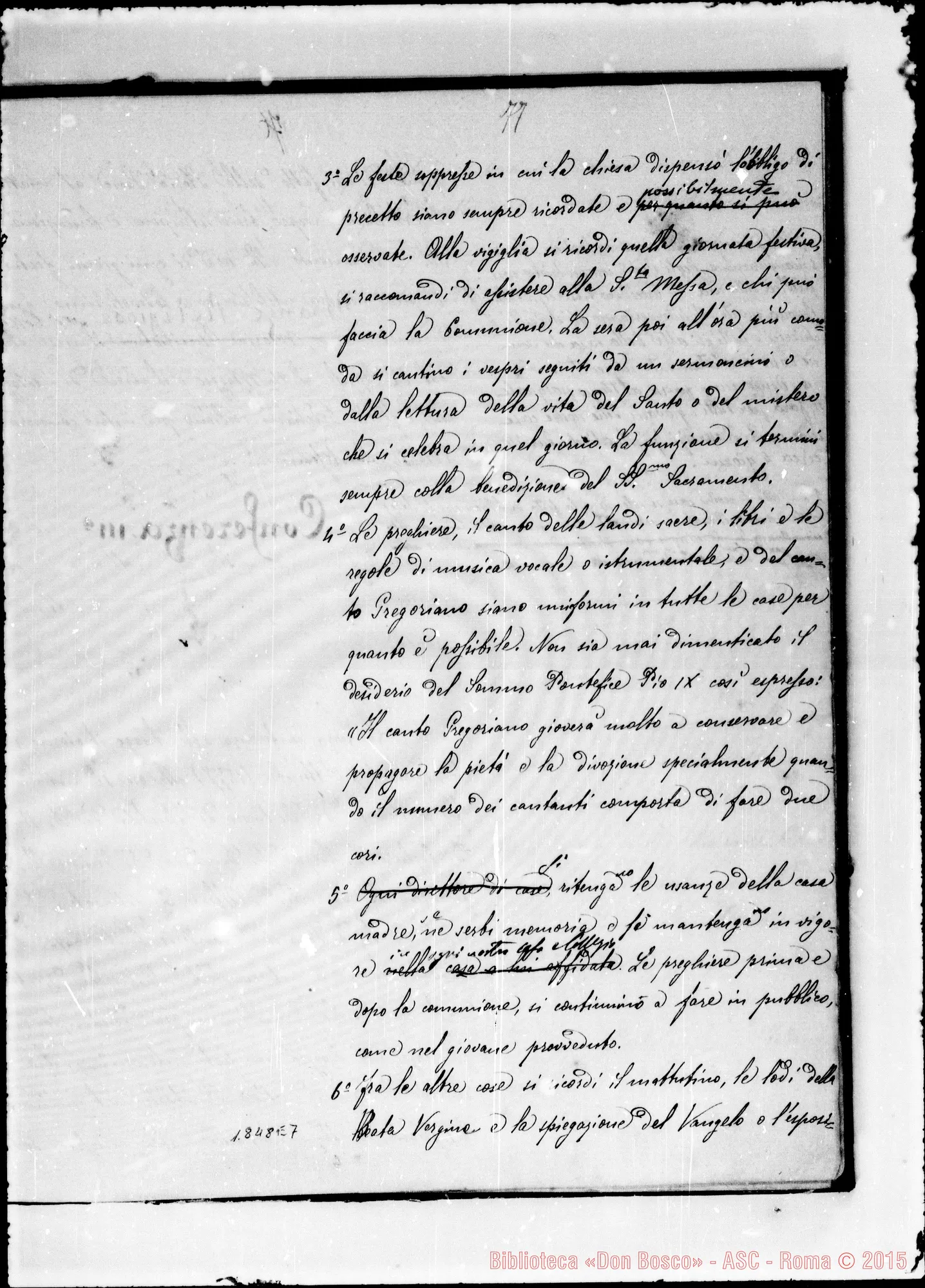 Fotogramma E 7 — Verbali: copia pulita