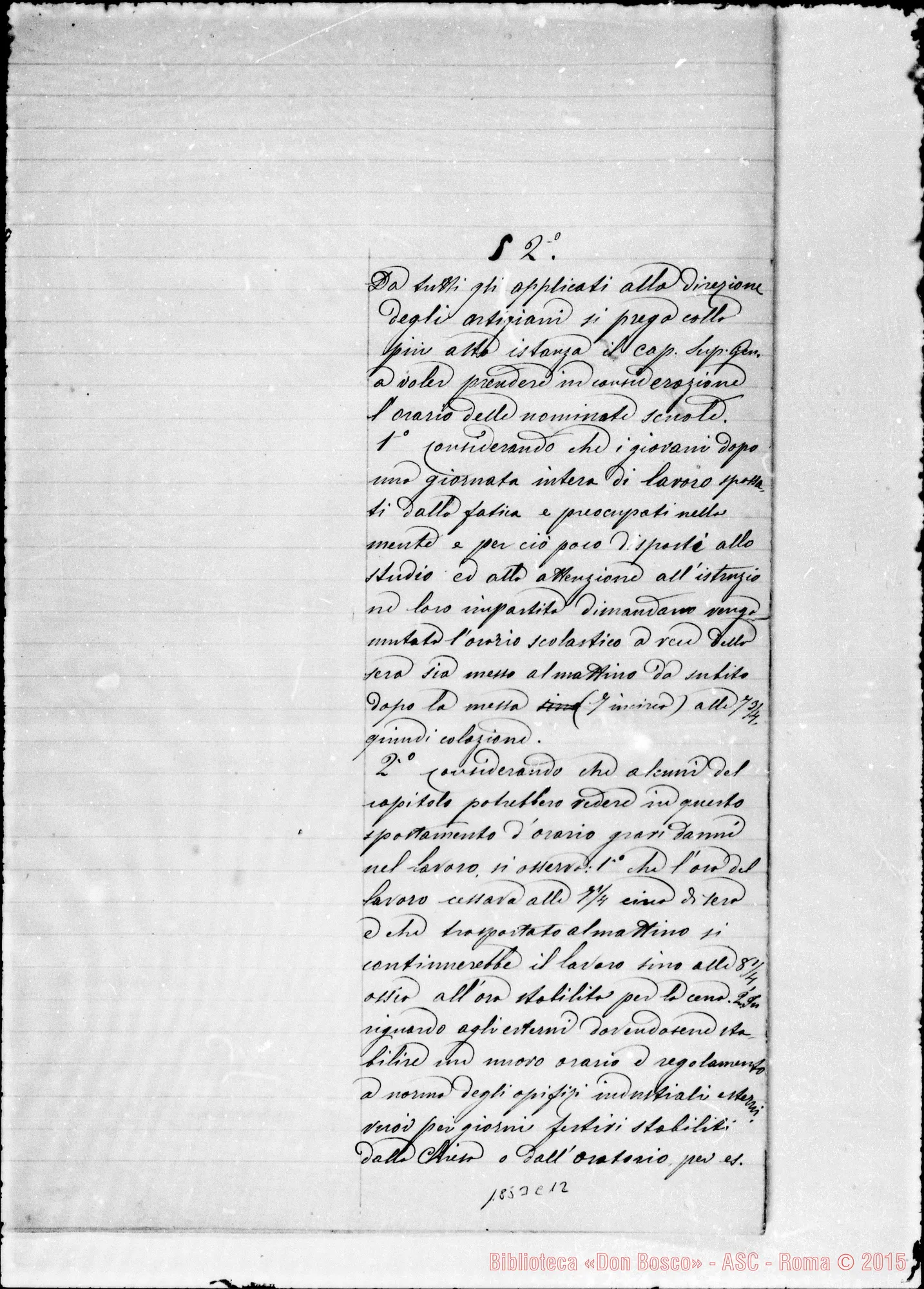 Fotogramma C 12 — Diverse esigenze degli artigiani