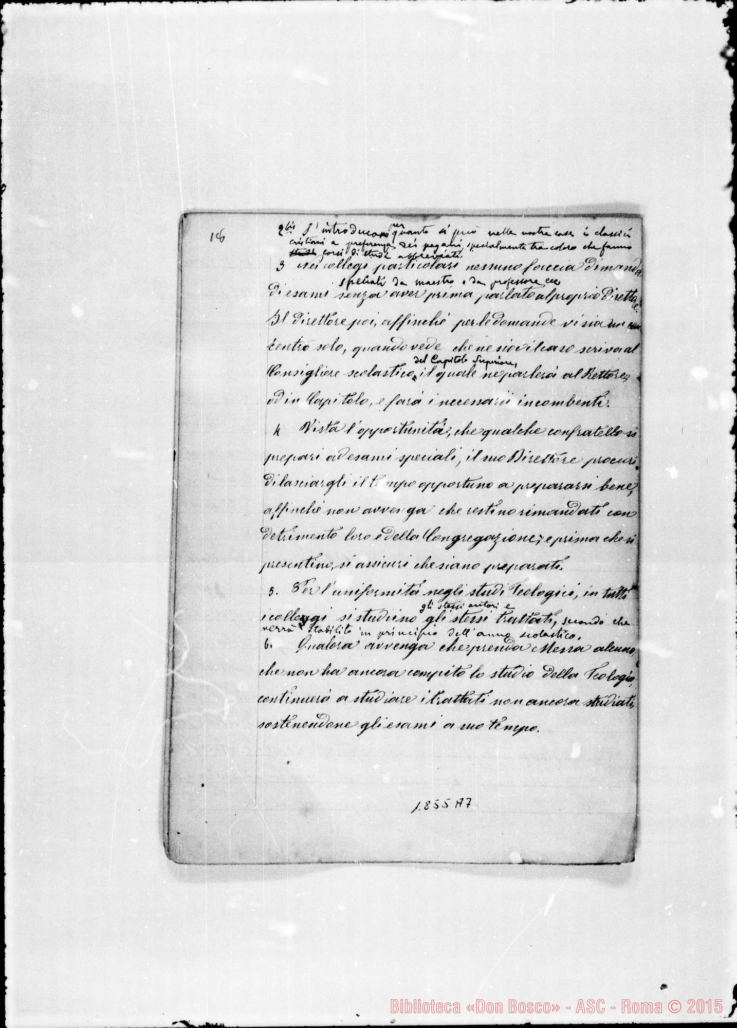 Fotogramma A 7 — Regole per la moralità