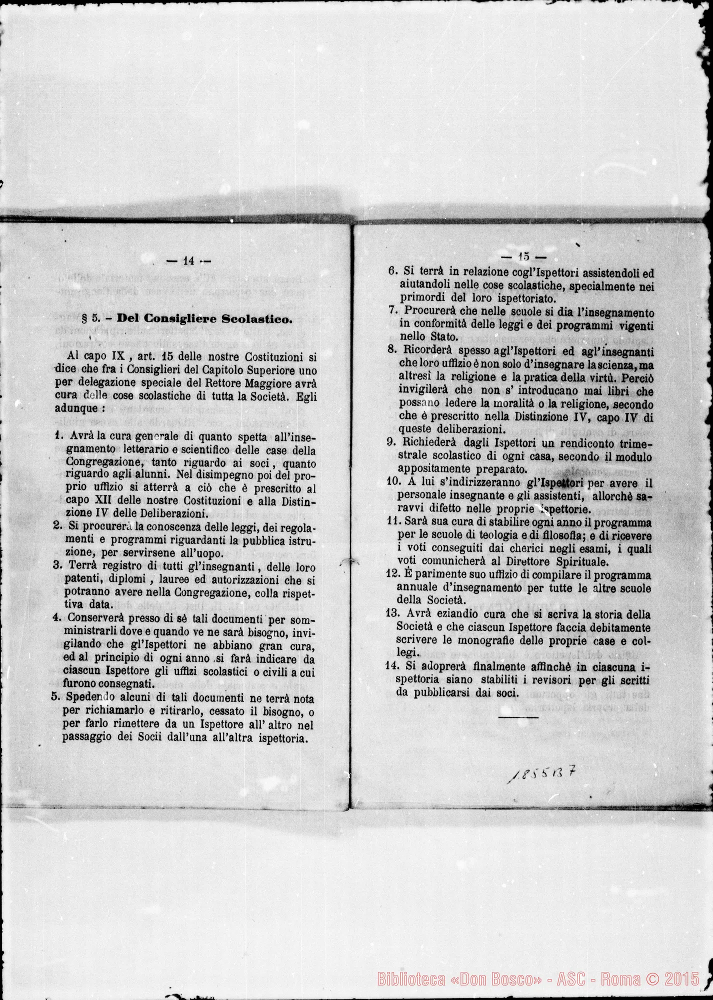 Fotogramma B 7 — Deliberazioni. Stampato