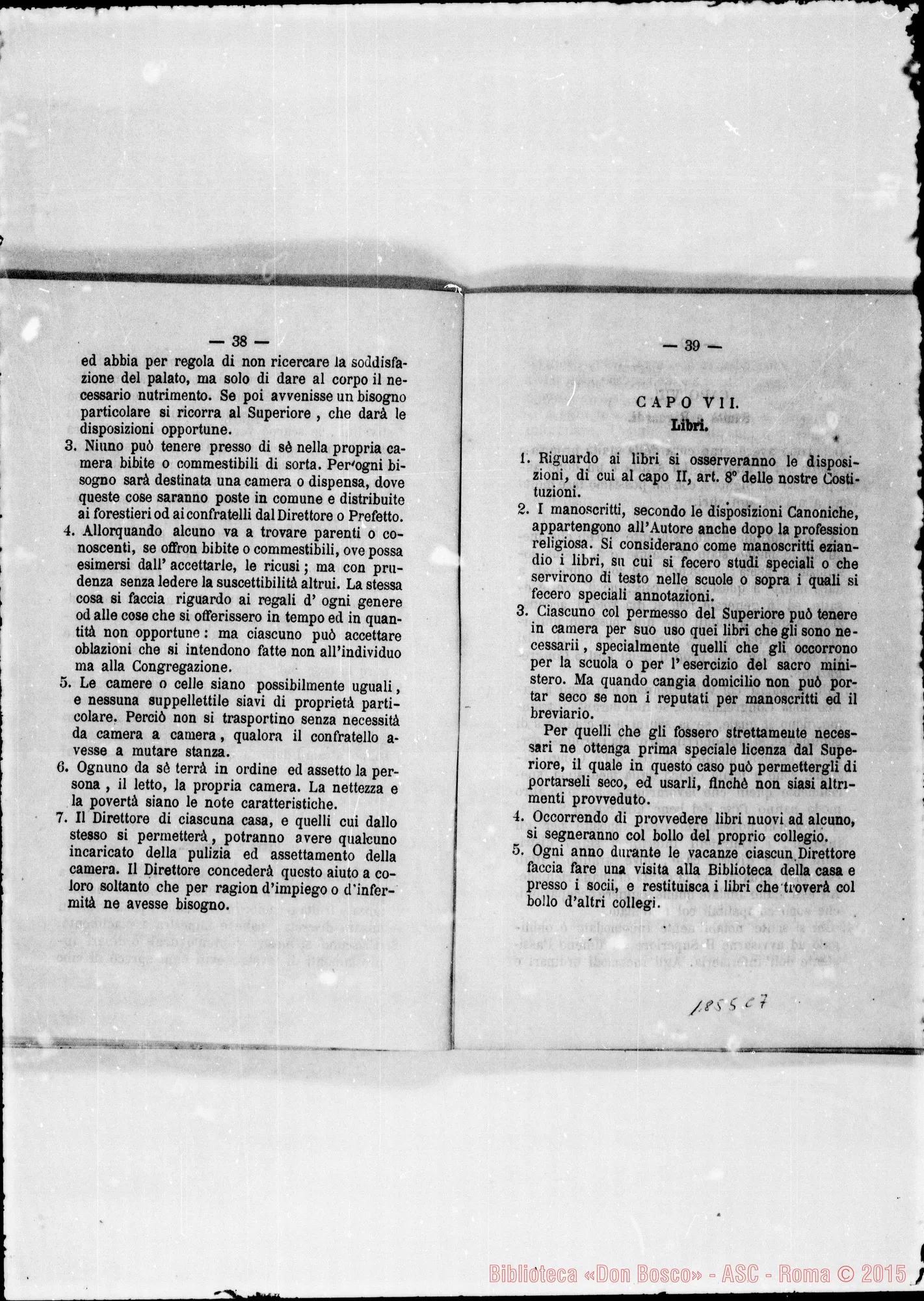 Fotogramma C 7 — Deliberazioni. Stampato