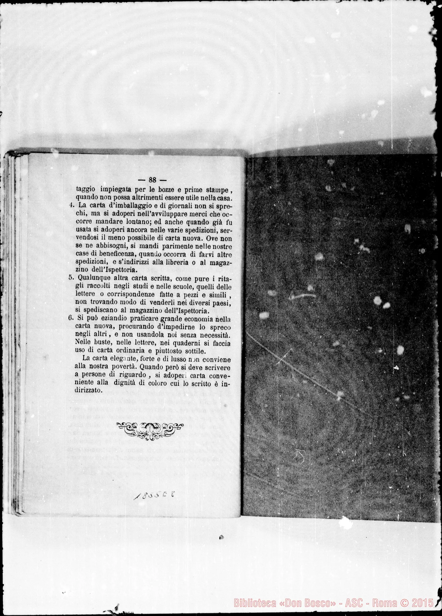 Fotogramma E 8 — Deliberazioni. Stampato