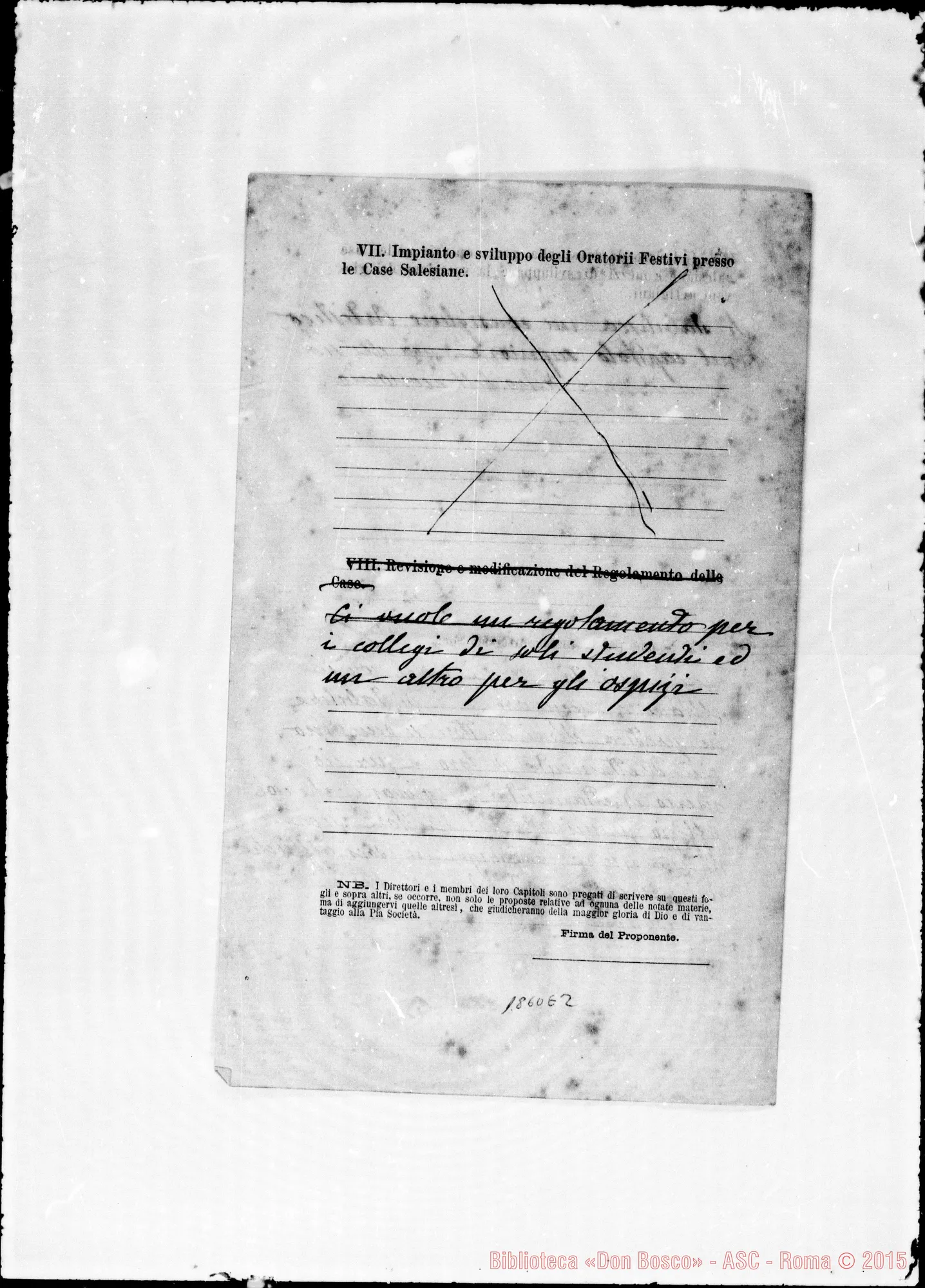 Fotogramma E 2 — Senza firma