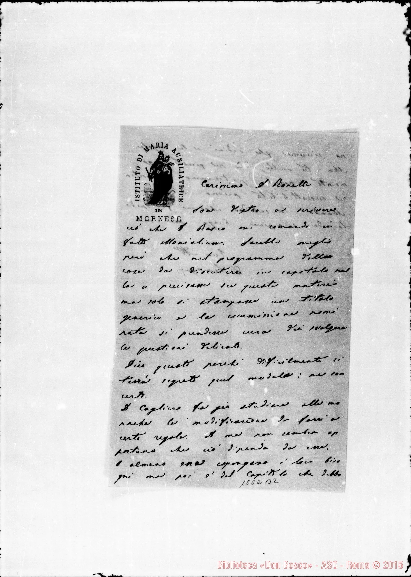 Fotogramma B 2 — D. Lemoyne-Regolatore