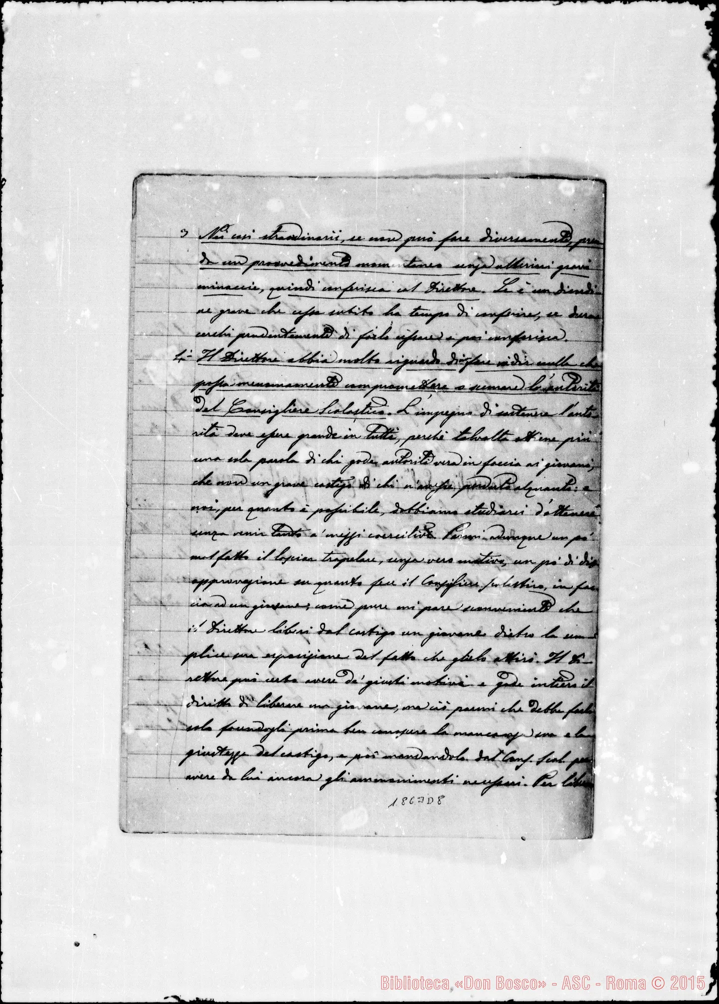 Fotogramma D 8 — Revisione E Modificazione dei Regolamenti delle case
