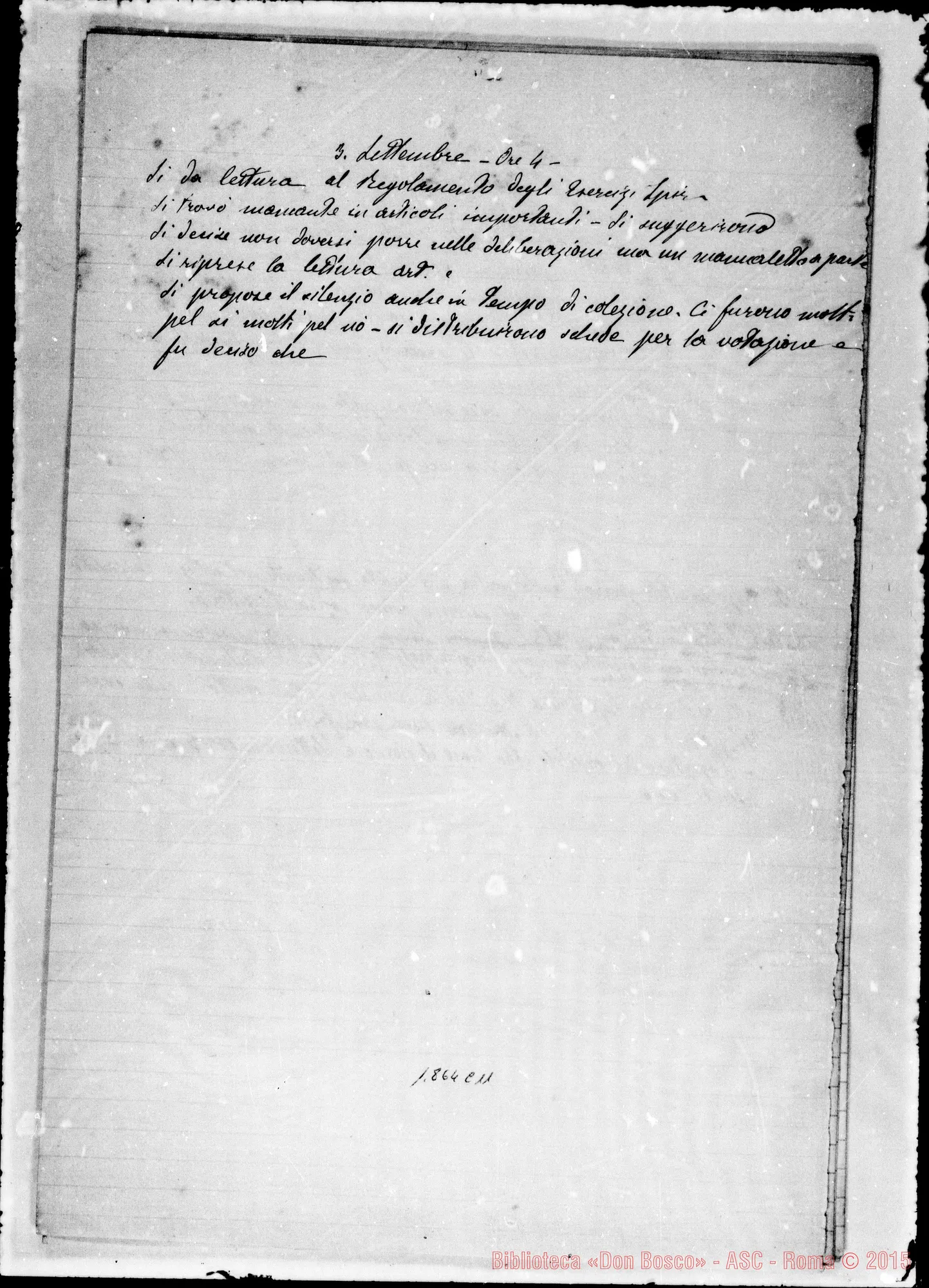 Fotogramma C 11 — Appunti per i Verbali. Ms. vari