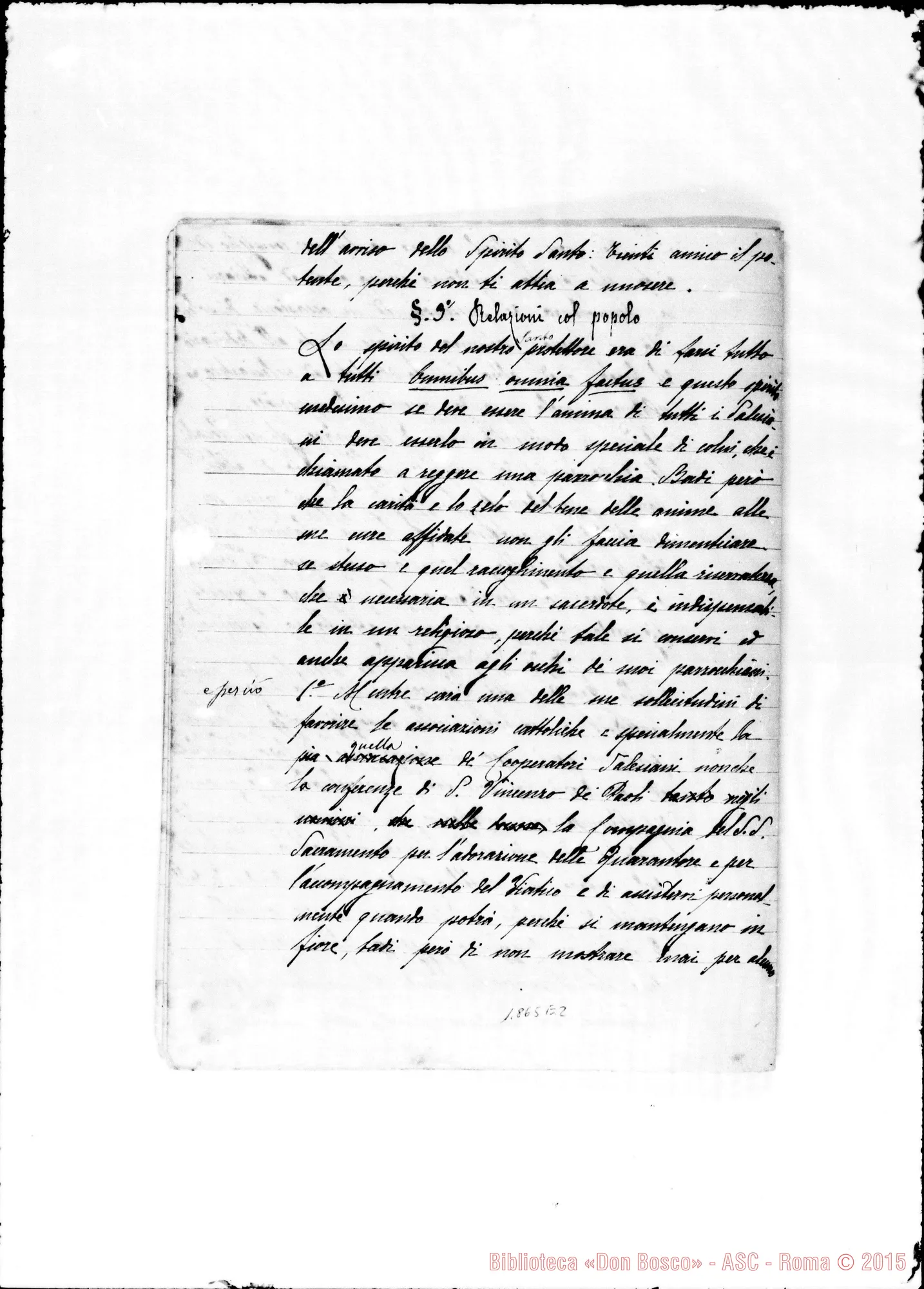Fotogramma E 2 — Parrocchie: Regolamento
