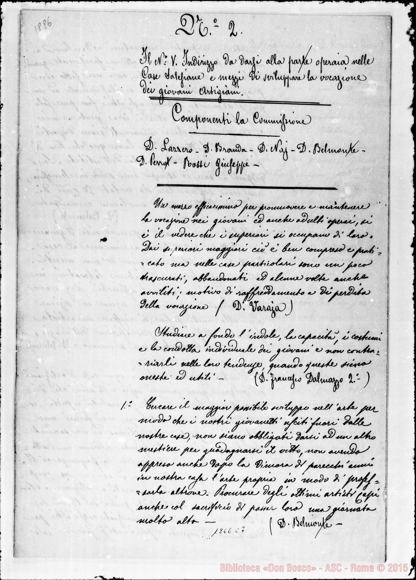 Fotogramma C 7 — Indirizzo da darsi N. 2
