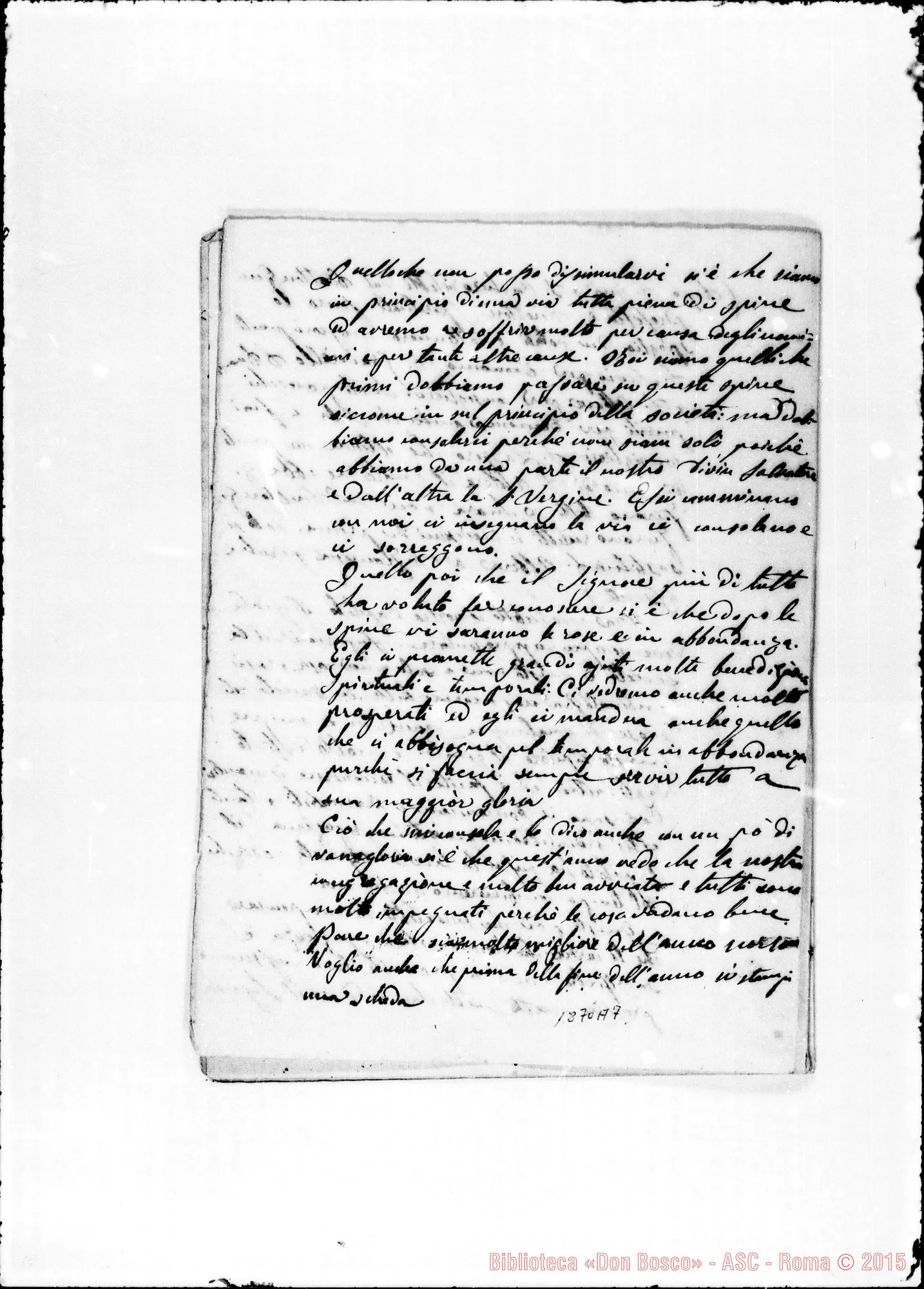 Fotogramma A 7 — Conferenza per l’elezione dei Membri del Cap. (10-12-1869)
