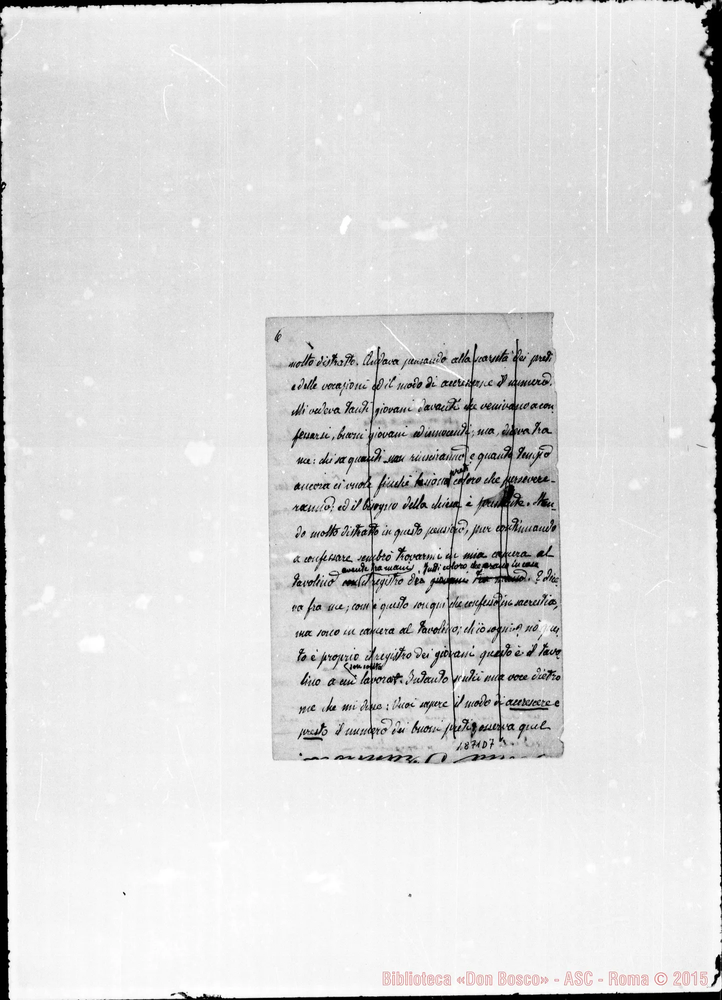 Fotogramma D 7 — 1875: Cinque conferenze private nei giorni 14-15-16 aprile. Ms. Barberis