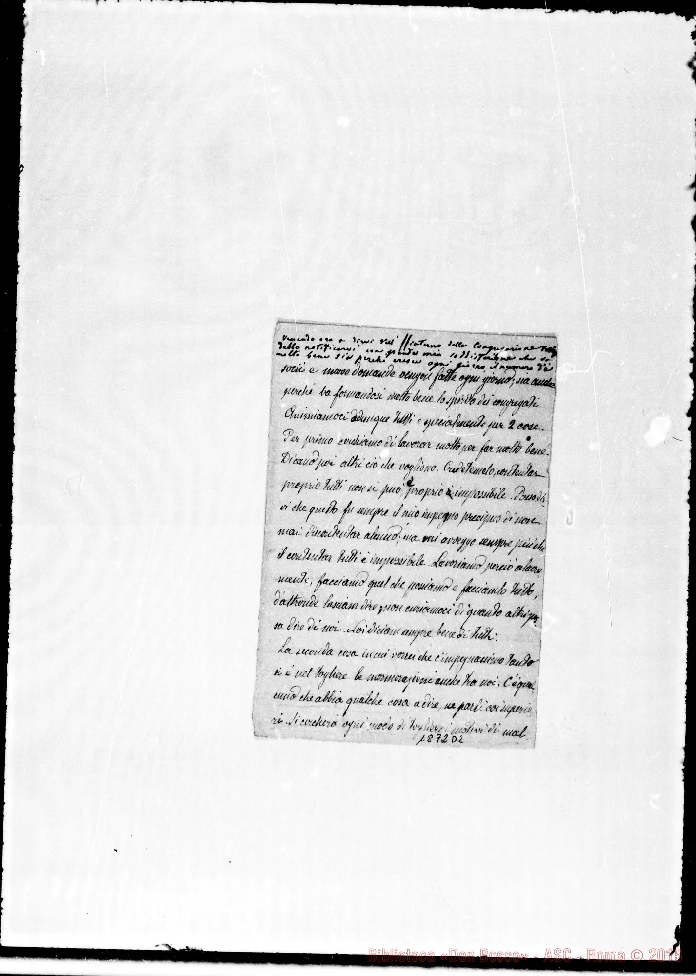 Fotogramma D 2 — Conferenza pubblica, nel giorno 15 aprile. Ms. Barberis