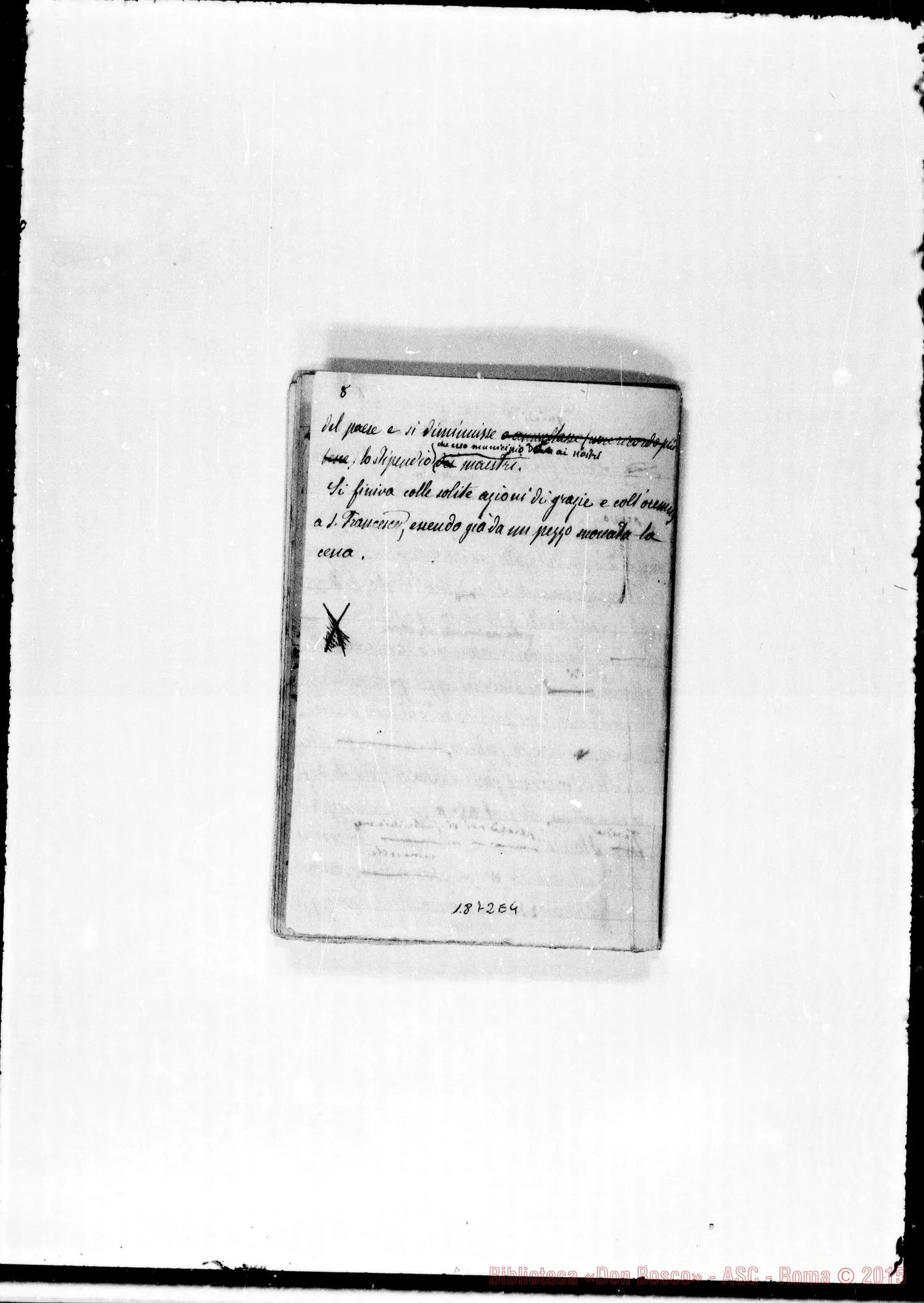 Fotogramma E 4 — Verbali delle conferenze date da D. Bosco dal 26 al 28 gennaio 1875