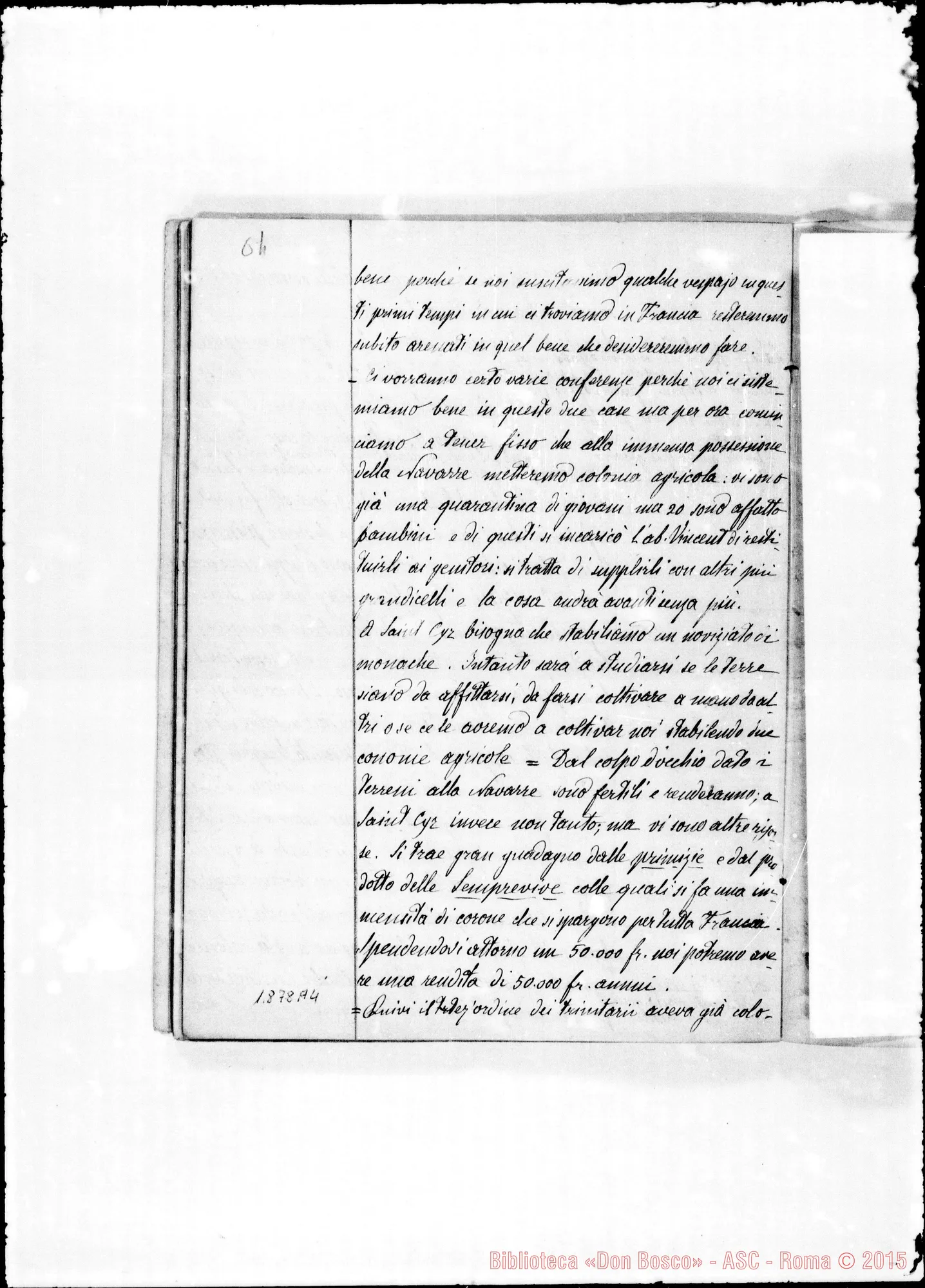 Fotogramma A 4 — Verbali del Cap. Sup. Quaderno II, ms. originale Barberis (1878-1879)