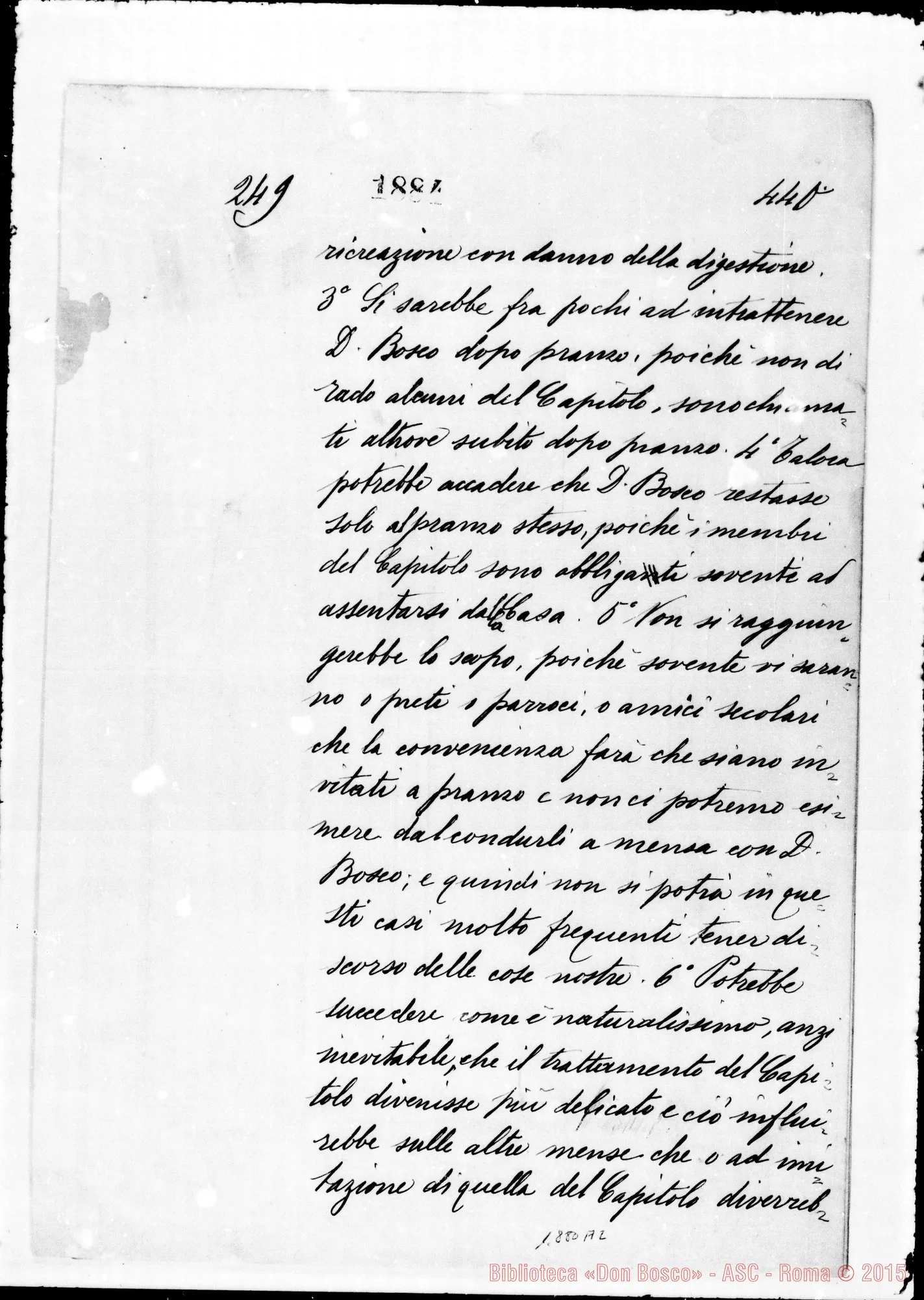 Fotogramma A 2 — 2-10-1884. Ms.